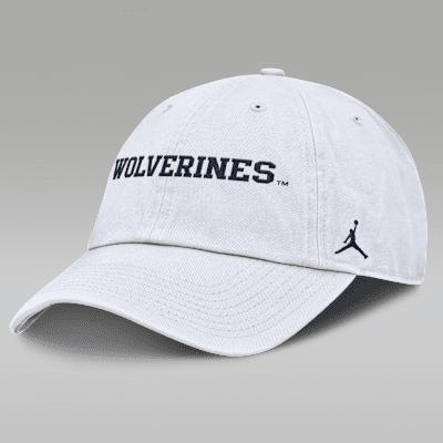 Men's Michigan Wolverines Core Club Mascot Wordmark Jordan Brand College Adjustable Hat Product Image