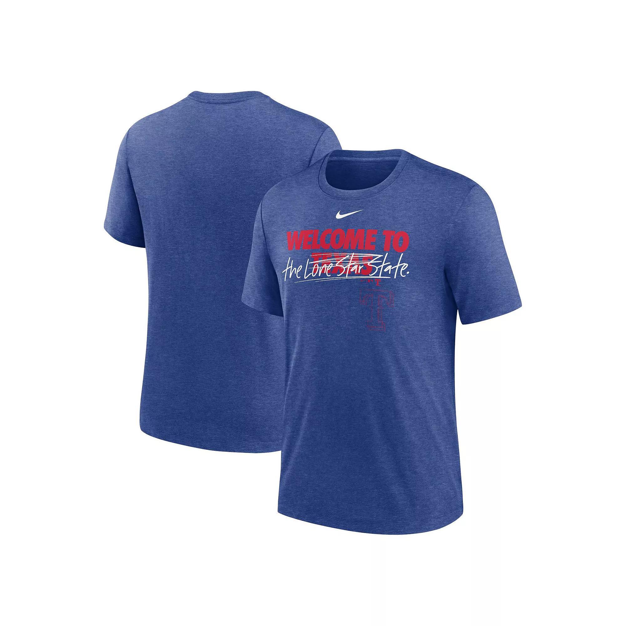 Men's Nike Heather Charcoal San Francisco Giants We Are All Tri-Blend T-Shirt, Size: XL Product Image