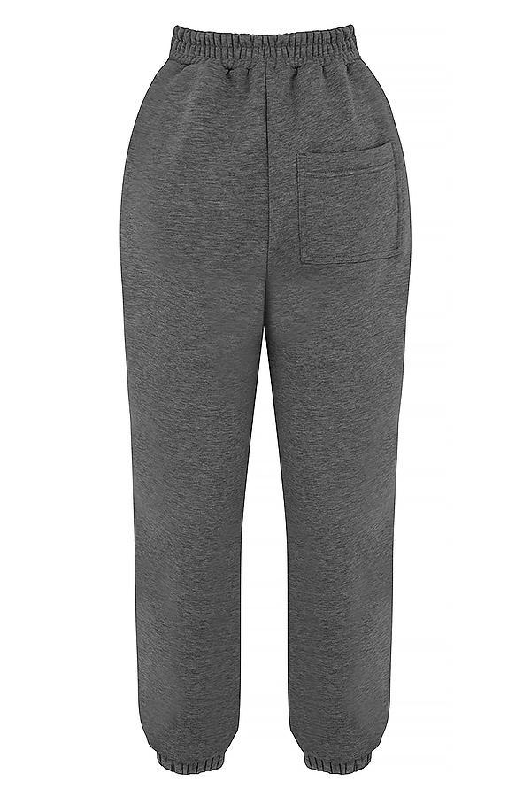 Sky Light Grey Fleece Back Jogging Trousers Product Image