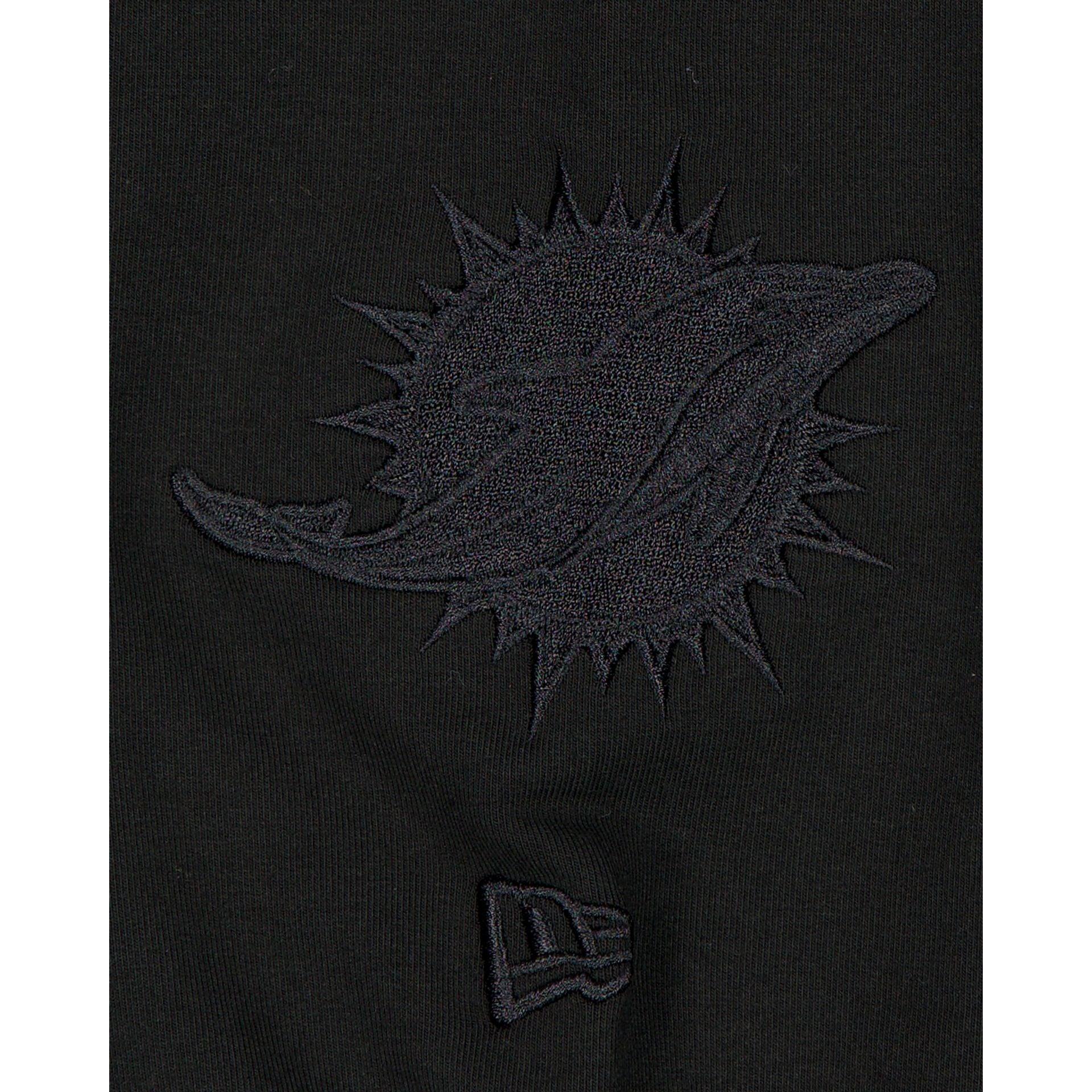 Chicago Cubs Black on Black Logo Select Hoodie Male Product Image
