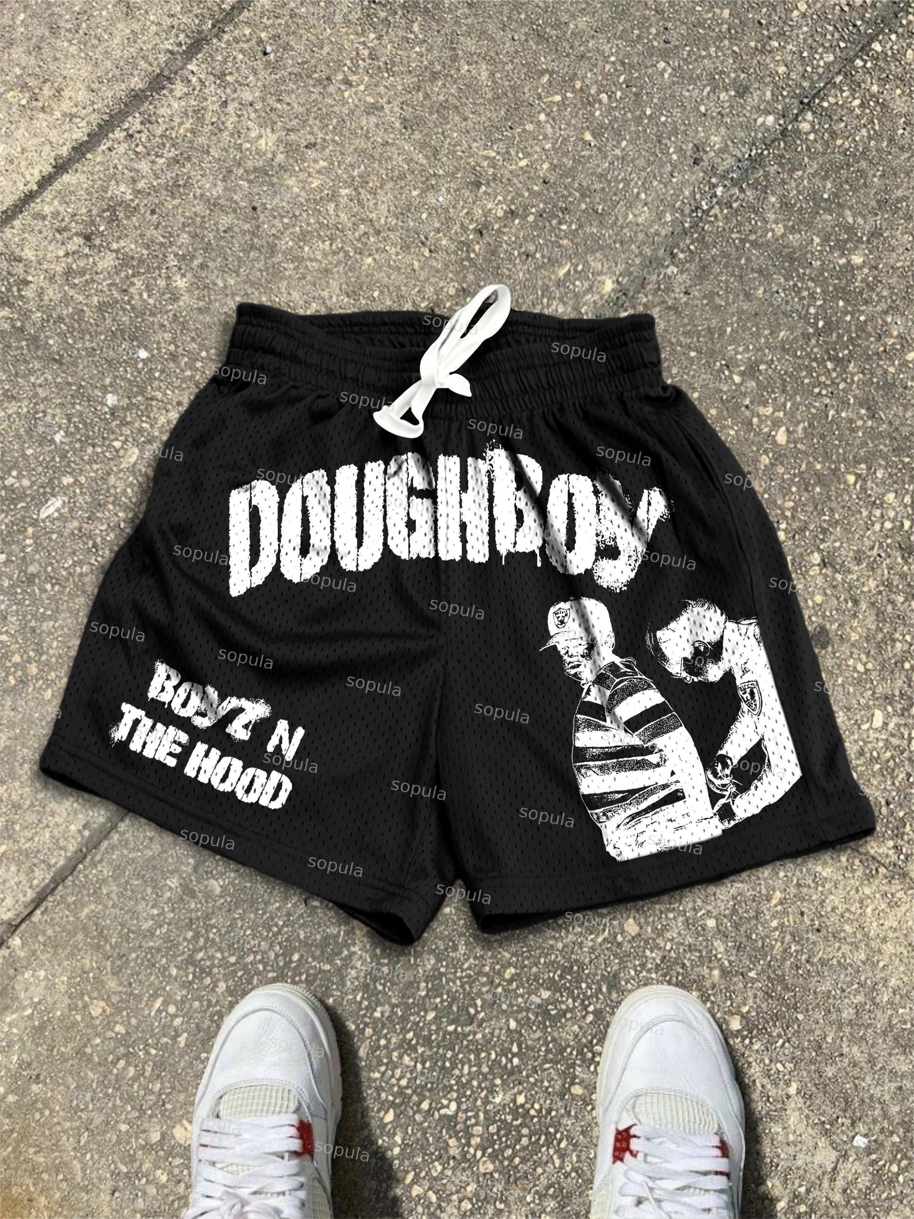 Boyz N The Hood Vintage Aged Graphic Shorts Product Image