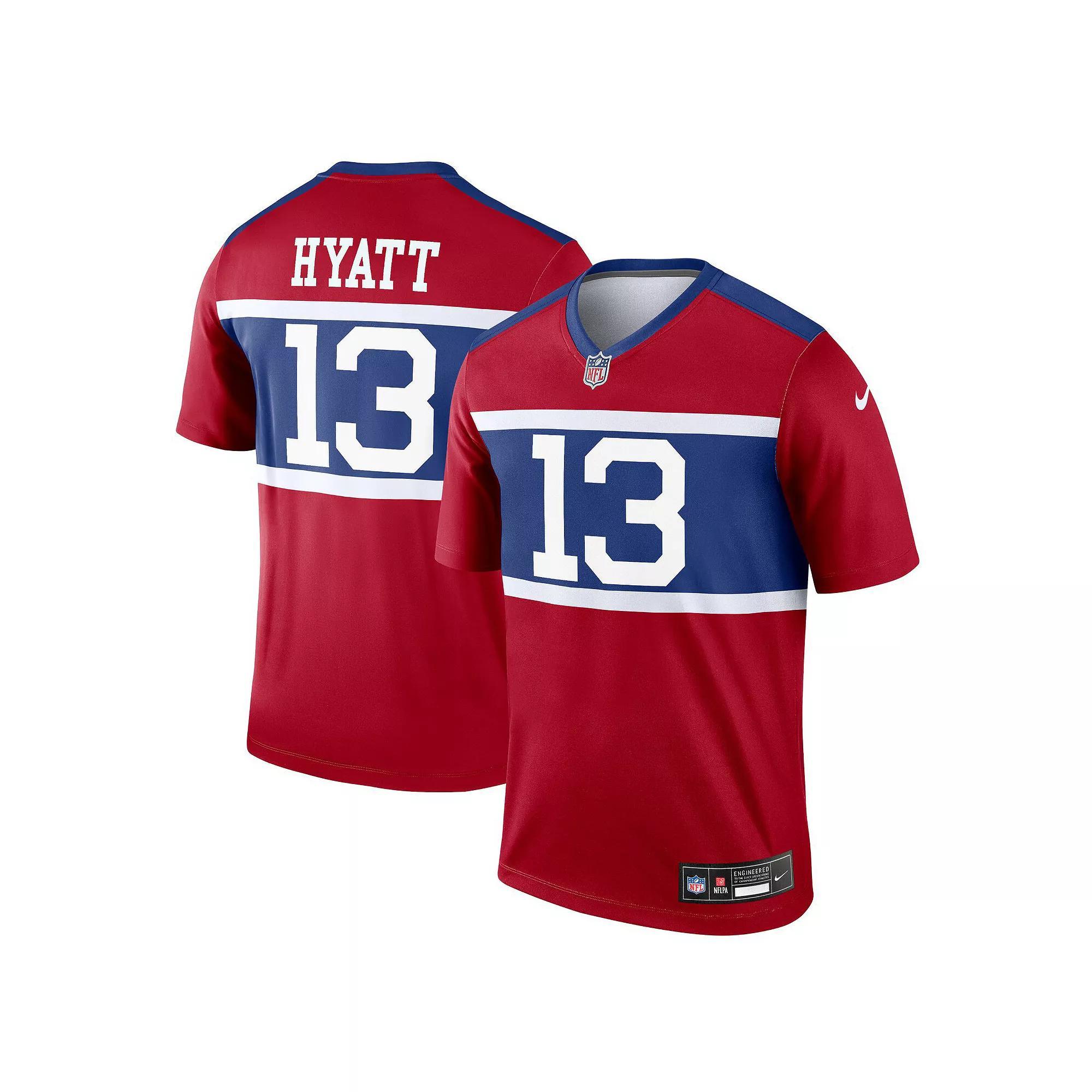 Men's Nike Jalin Hyatt Century Red New York Giants Alternate Legend Player Jersey, Size: Medium Product Image