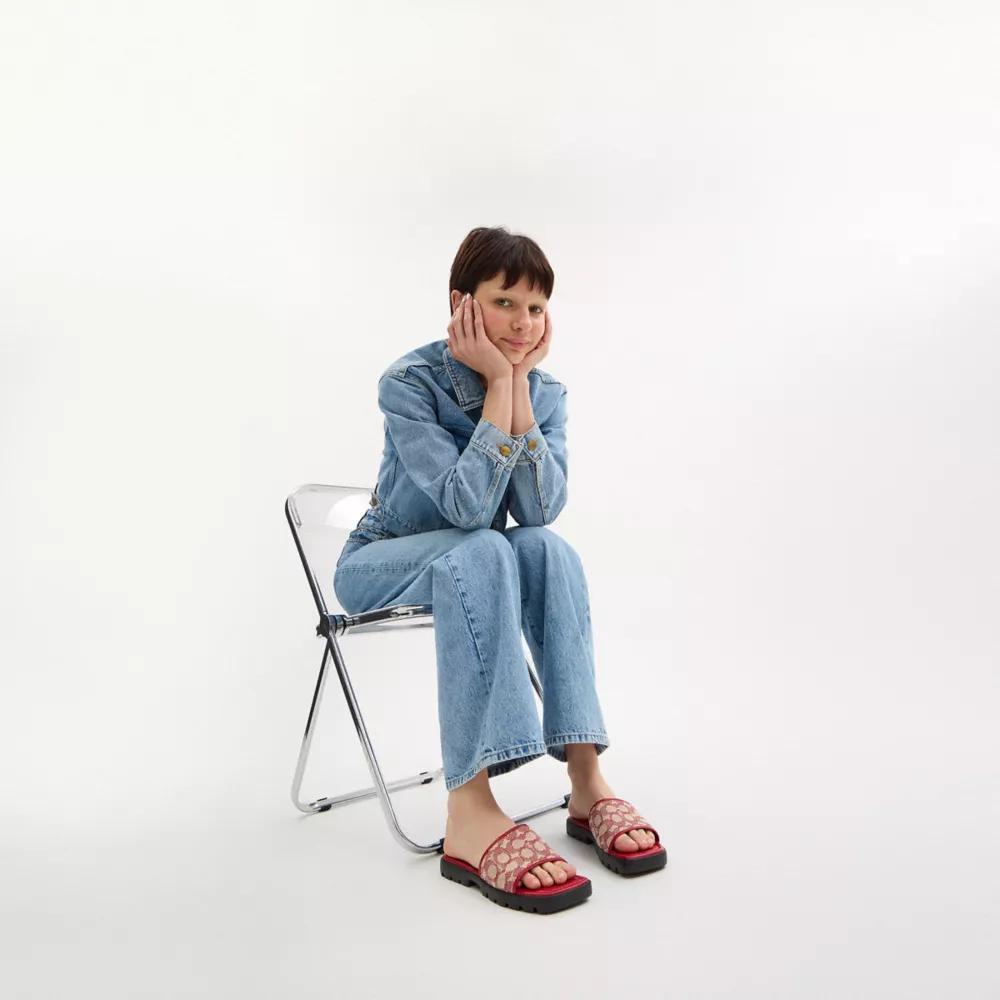 Florence Sandal In Signature Textile Jacquard Product Image