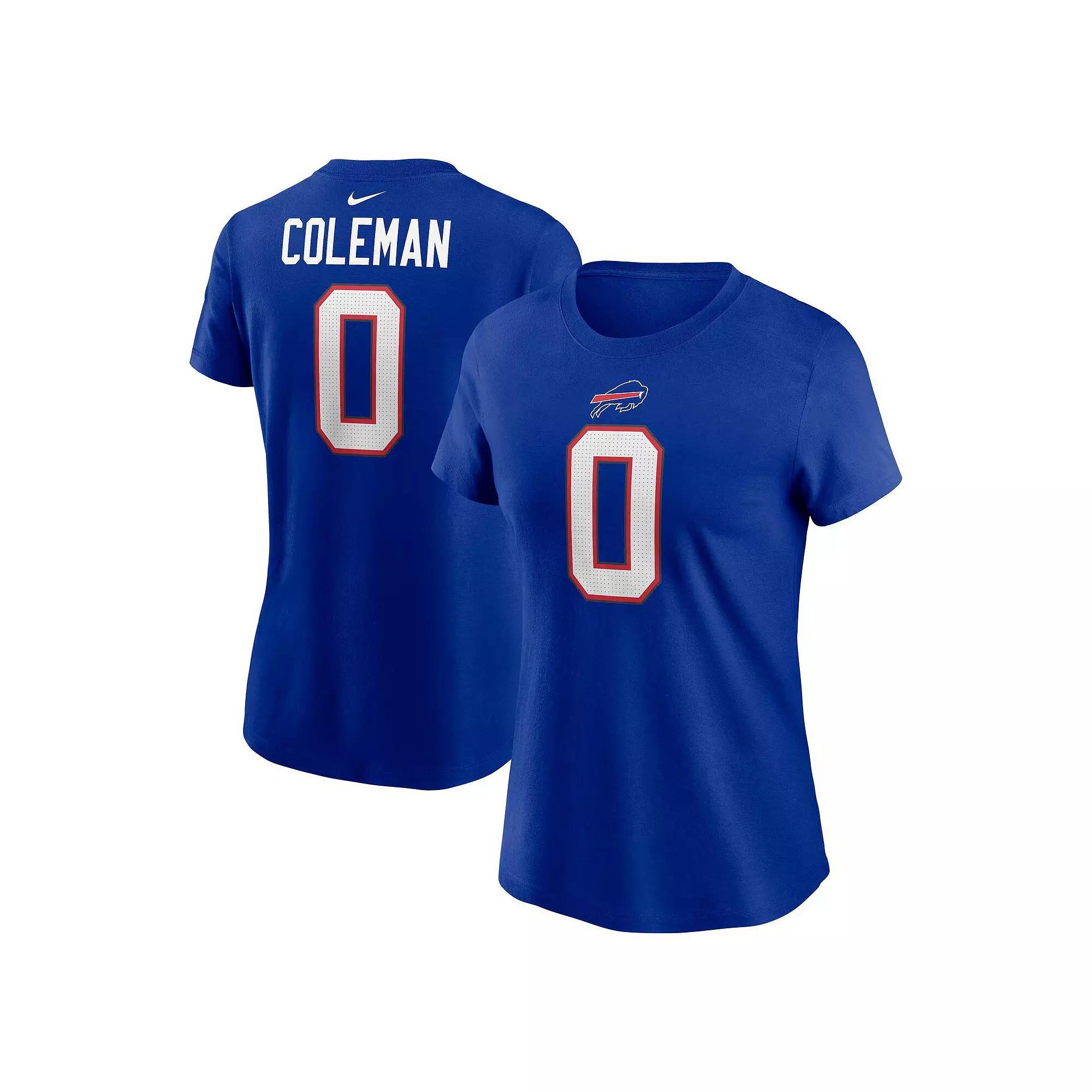Women's Nike Keon Coleman Royal Buffalo Bills Player Name & Number T-Shirt, Size: Medium, Blue Product Image