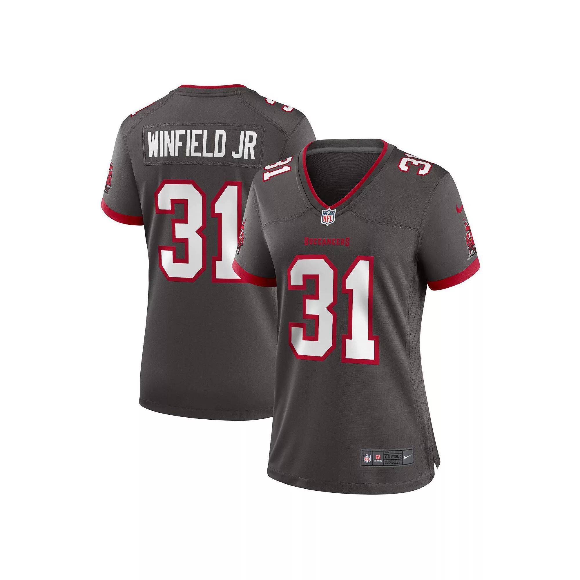 Women's Nike Antoine Winfield Jr. Pewter Tampa Bay Buccaneers Game Jersey, Size: XL, Charco Product Image