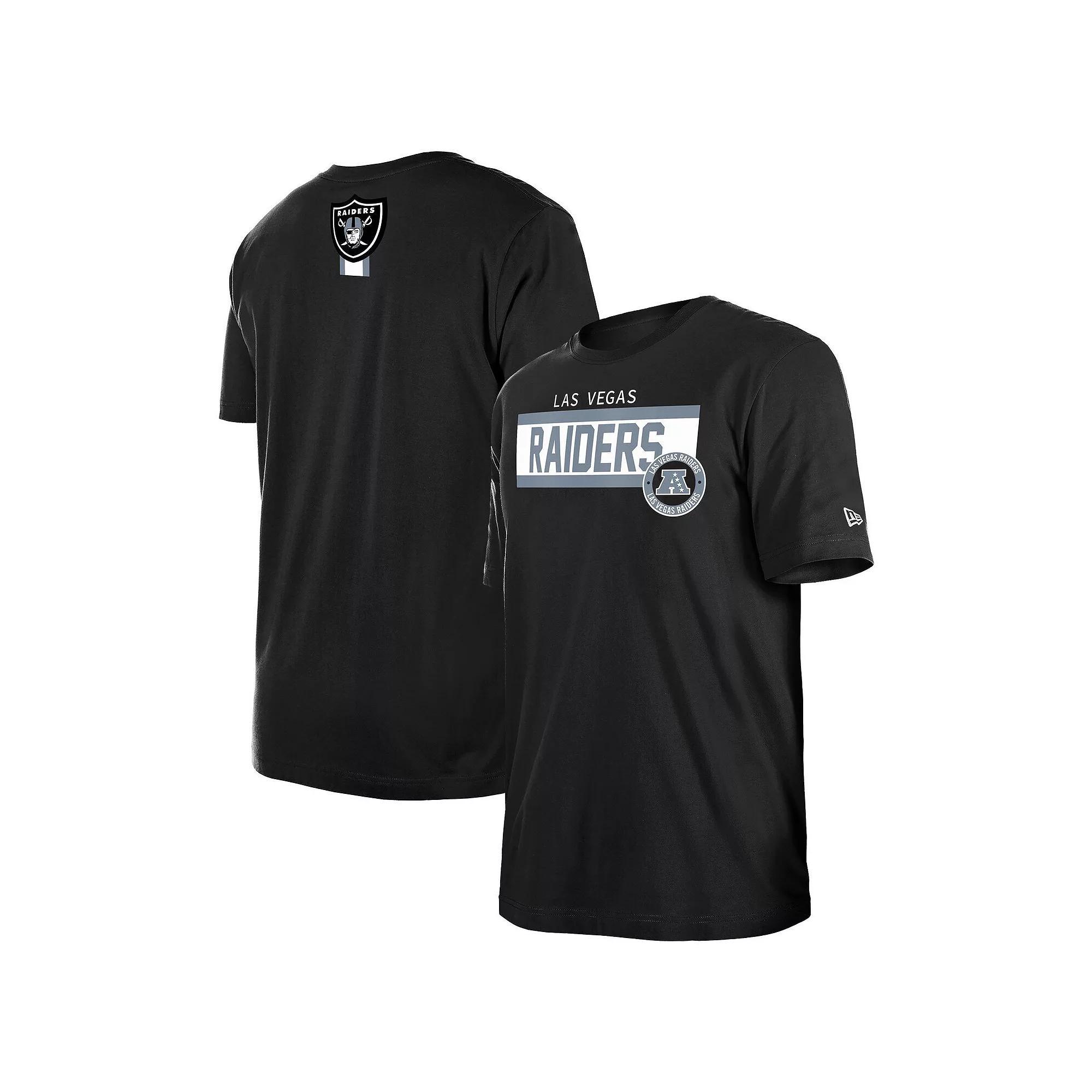 Men's New Era  Black Las Vegas Raiders 3rd Down Domestic T-Shirt, Size: 2XL, Lvr Black Product Image