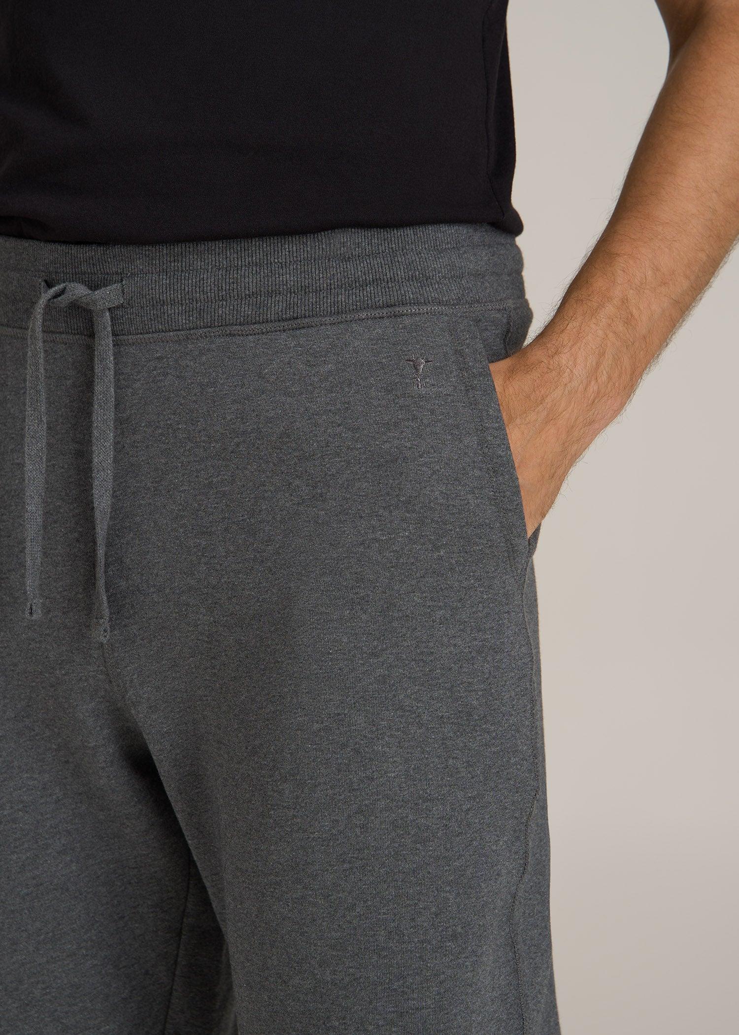 Wearever 2.0 Fleece Straight Leg Sweatpants for Tall Men in Charcoal Mix Product Image