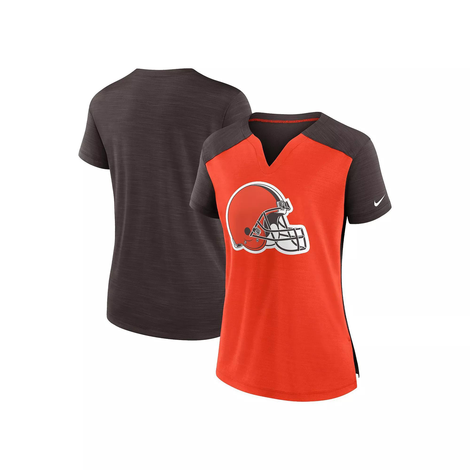 Women's Nike Neon Green/College Navy Seattle Seahawks Impact Exceed Performance Notch Neck T-Shirt, Size: Small, Brt Gr Product Image