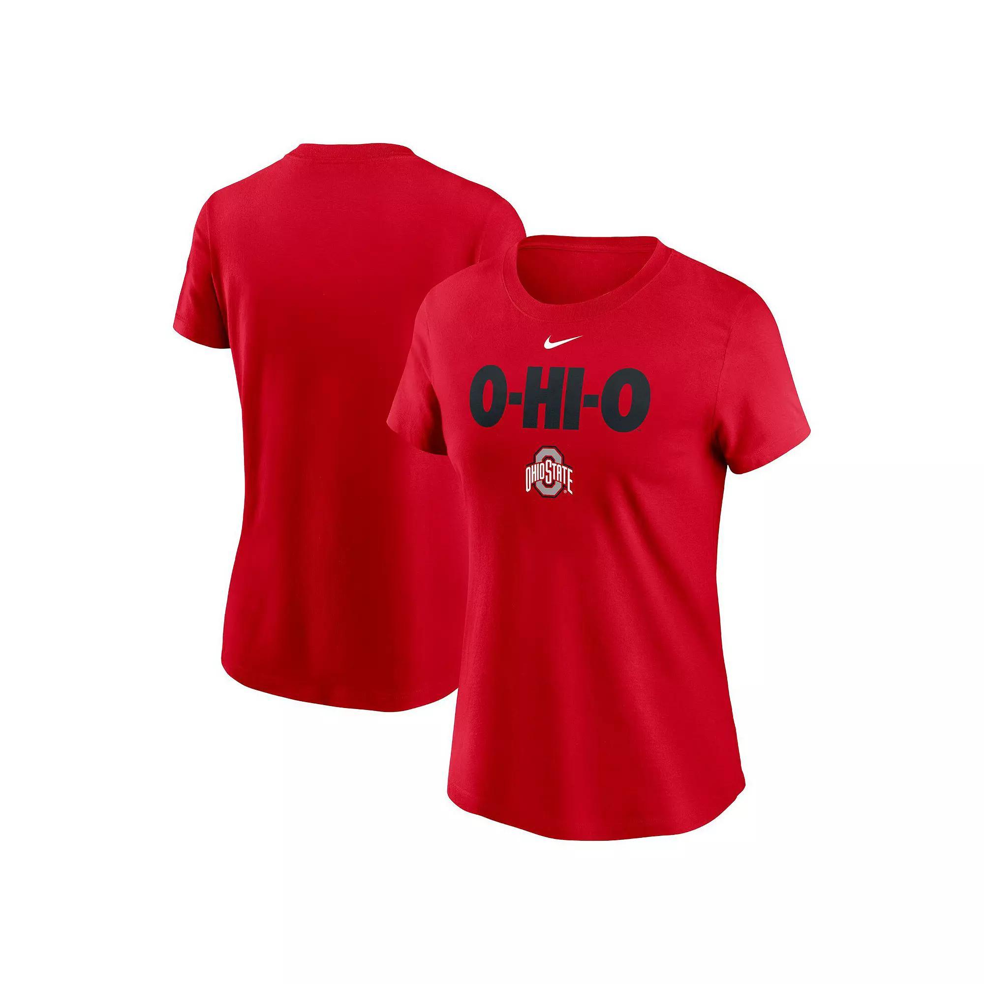 Women's Nike Scarlet Ohio State Buckeyes Local Ultimate Chant T-Shirt, Size: Medium, Red Product Image