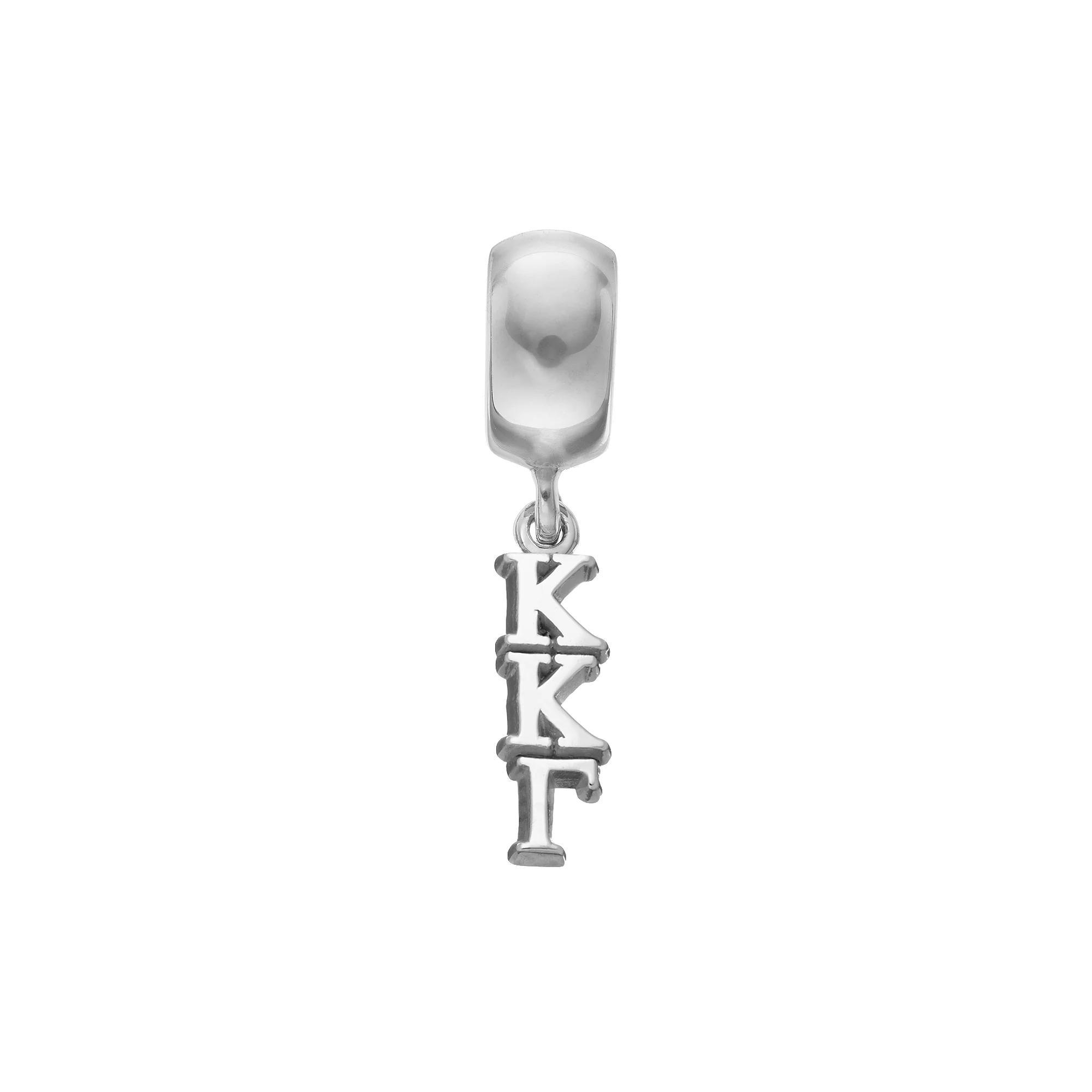 LogoArt Sterling Silver Kappa Kappa Gamma Sorority Charm, Womens, Grey Product Image