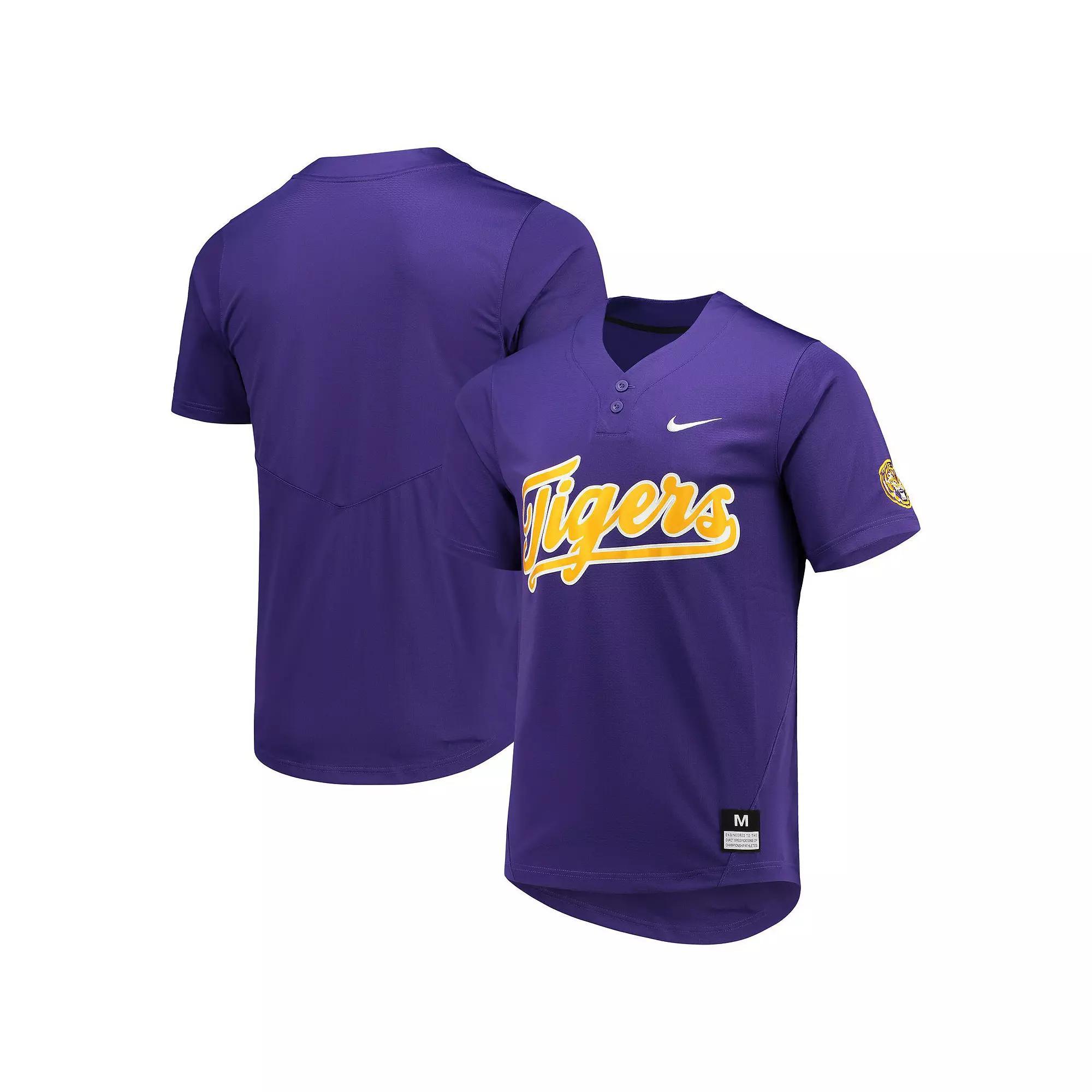 Unisex Nike Purple LSU Tigers Two-Button Replica Softball Jersey, Men's, Size: XL Product Image