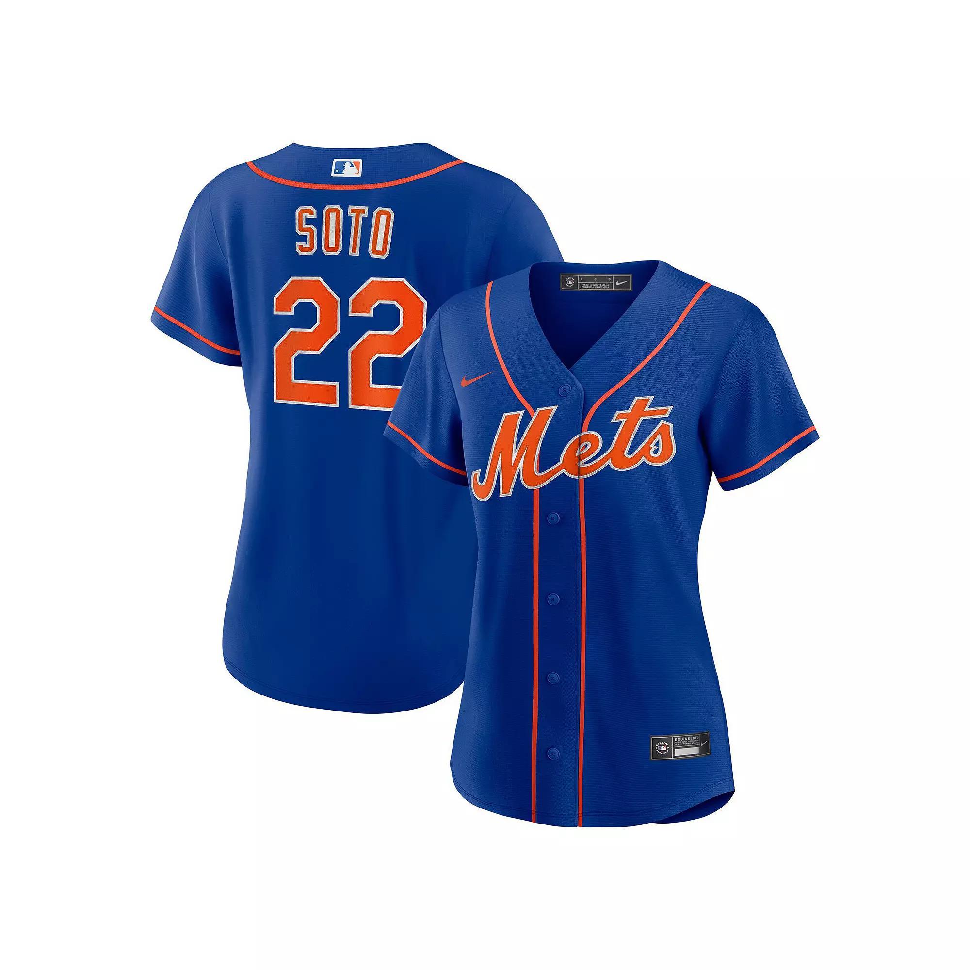 Women's Nike Juan Soto Royal New York Mets Alternate Replica Baseball Jersey, Size: Small, Blue Product Image
