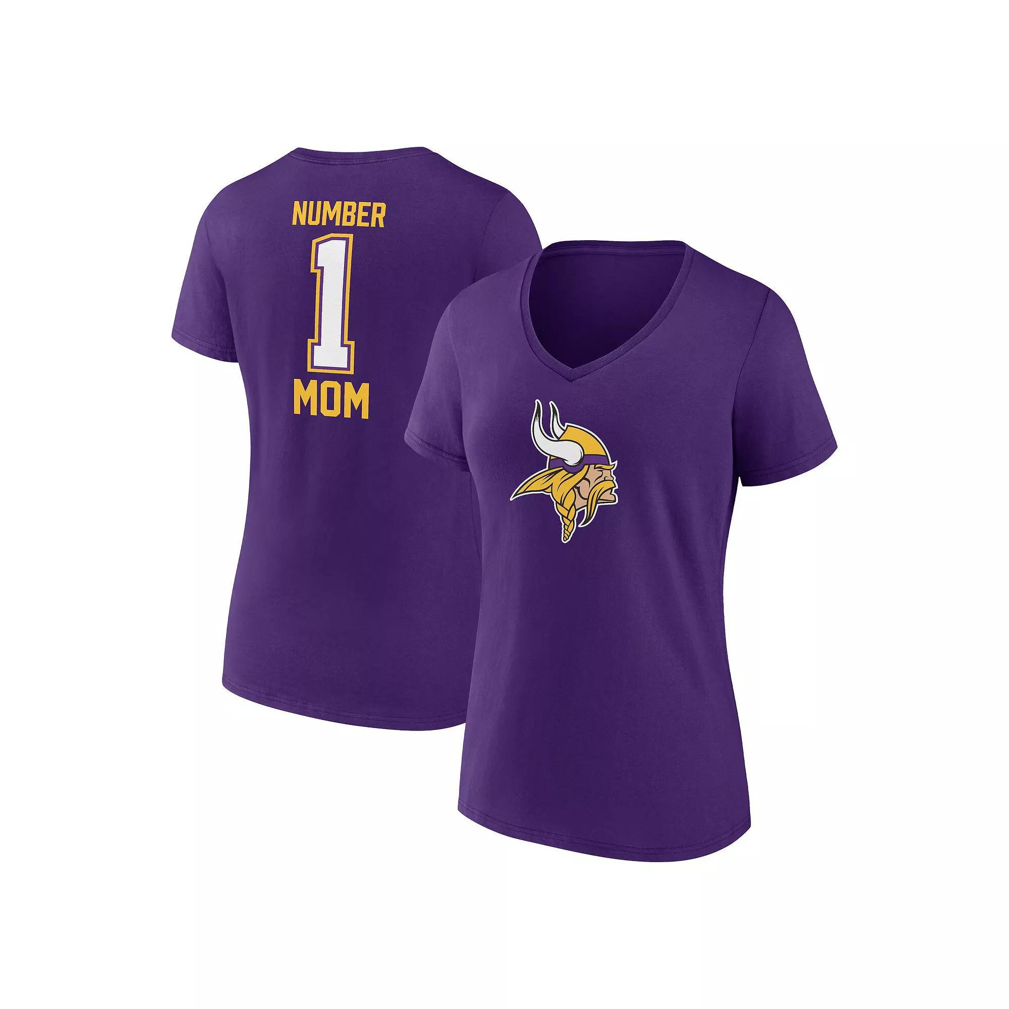 Womens Fanatics Branded Minnesota Vikings Mothers Day V-Neck T-Shirt Product Image