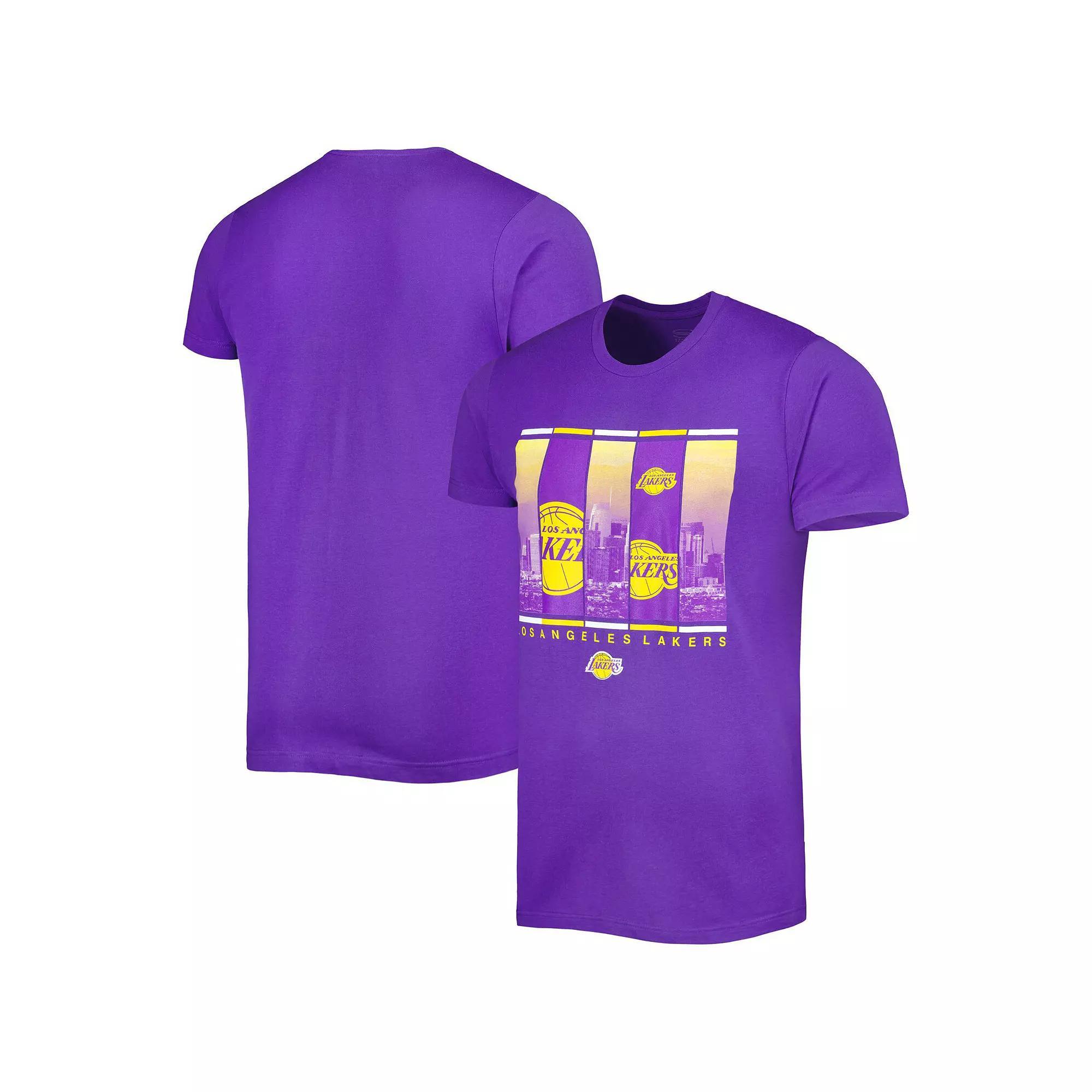 Men's Stadium Essentials Purple Los Angeles Lakers City Skyline T-Shirt, Size: Large Product Image