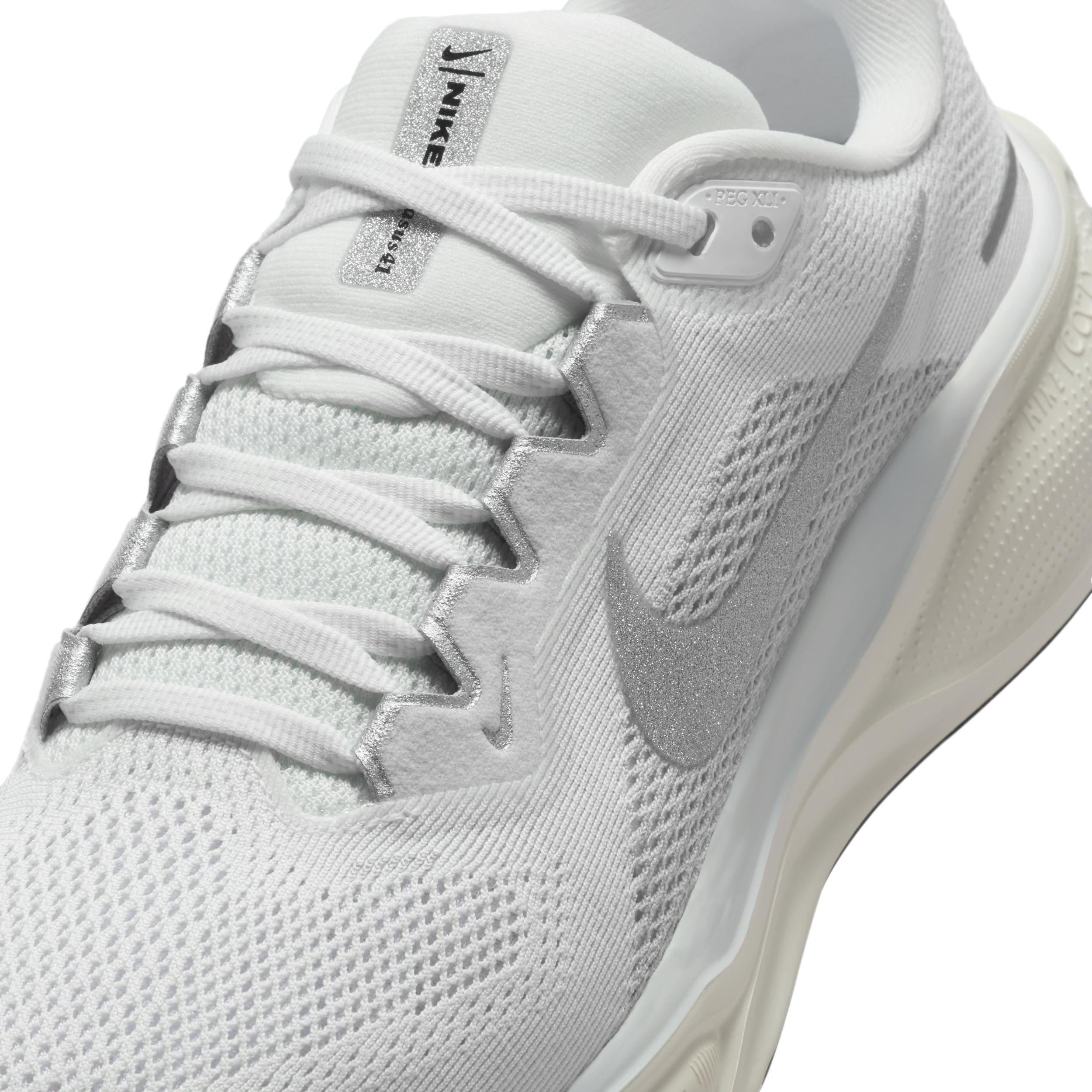 Nike Womens Pegasus 41 PRM Road Running Shoes with Metallic Accents Product Image