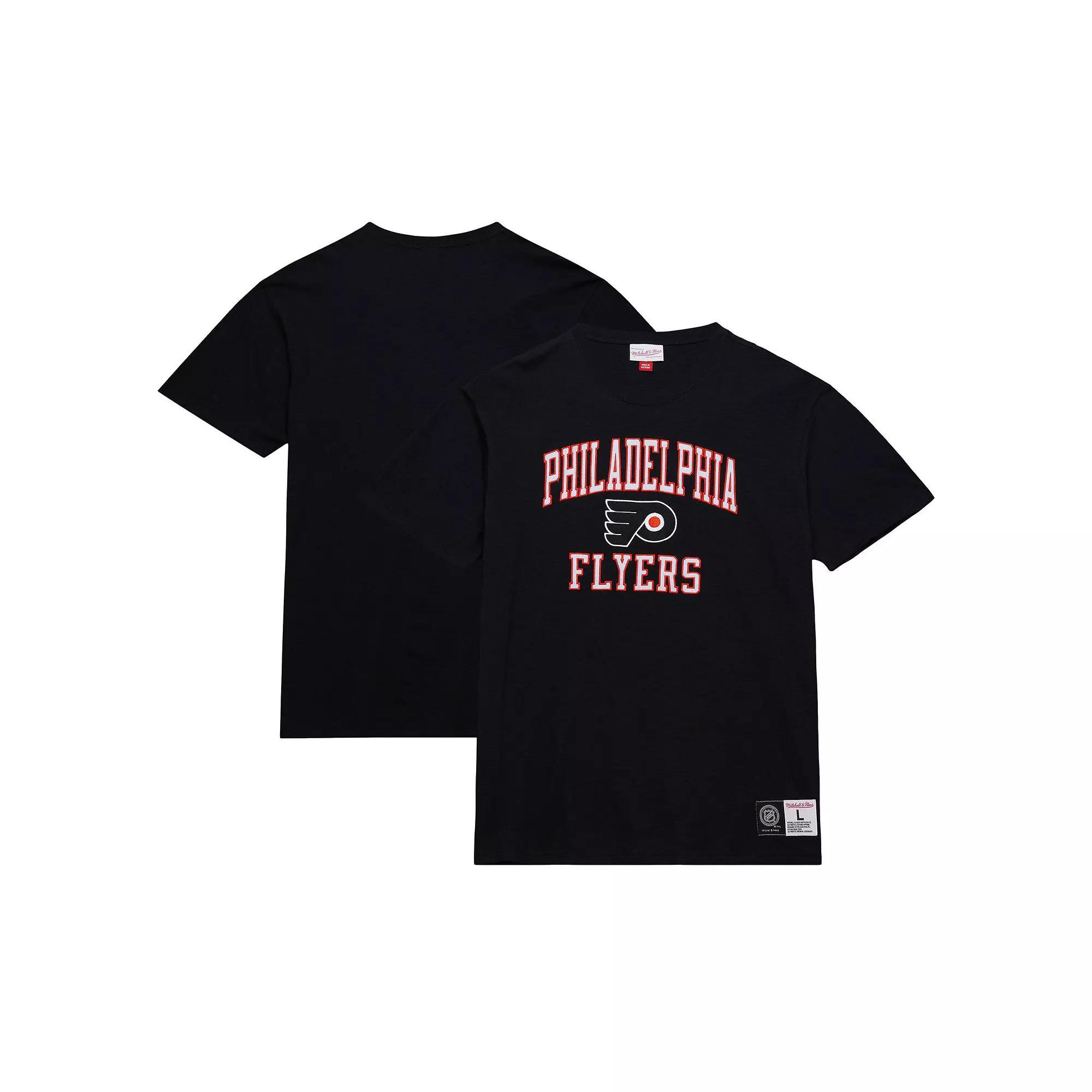 Mens Mitchell & Ness Black Philadelphia Flyers Legendary Slub T-Shirt Product Image