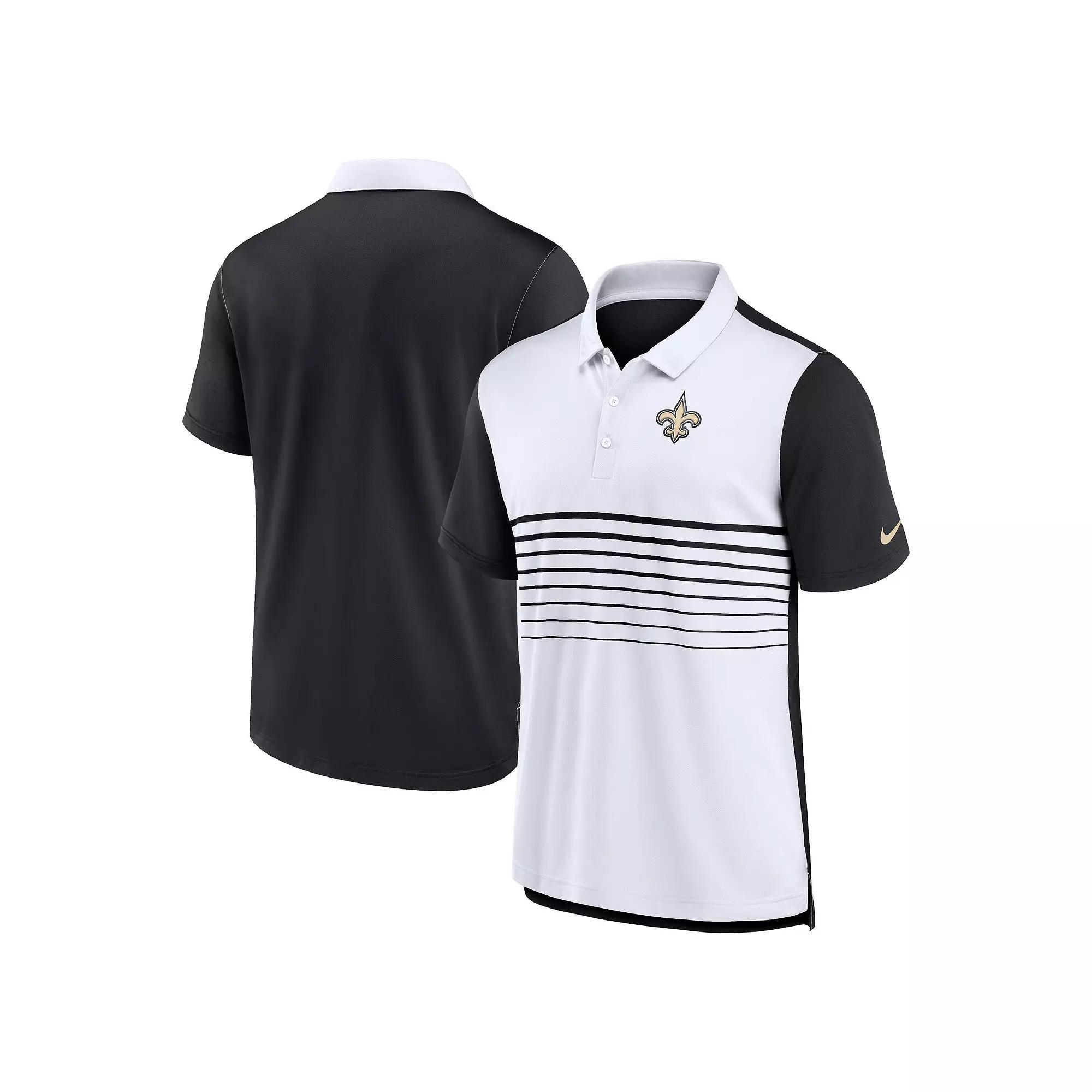 Mens Nike /White New Orleans Saints Fashion Performance Polo Product Image