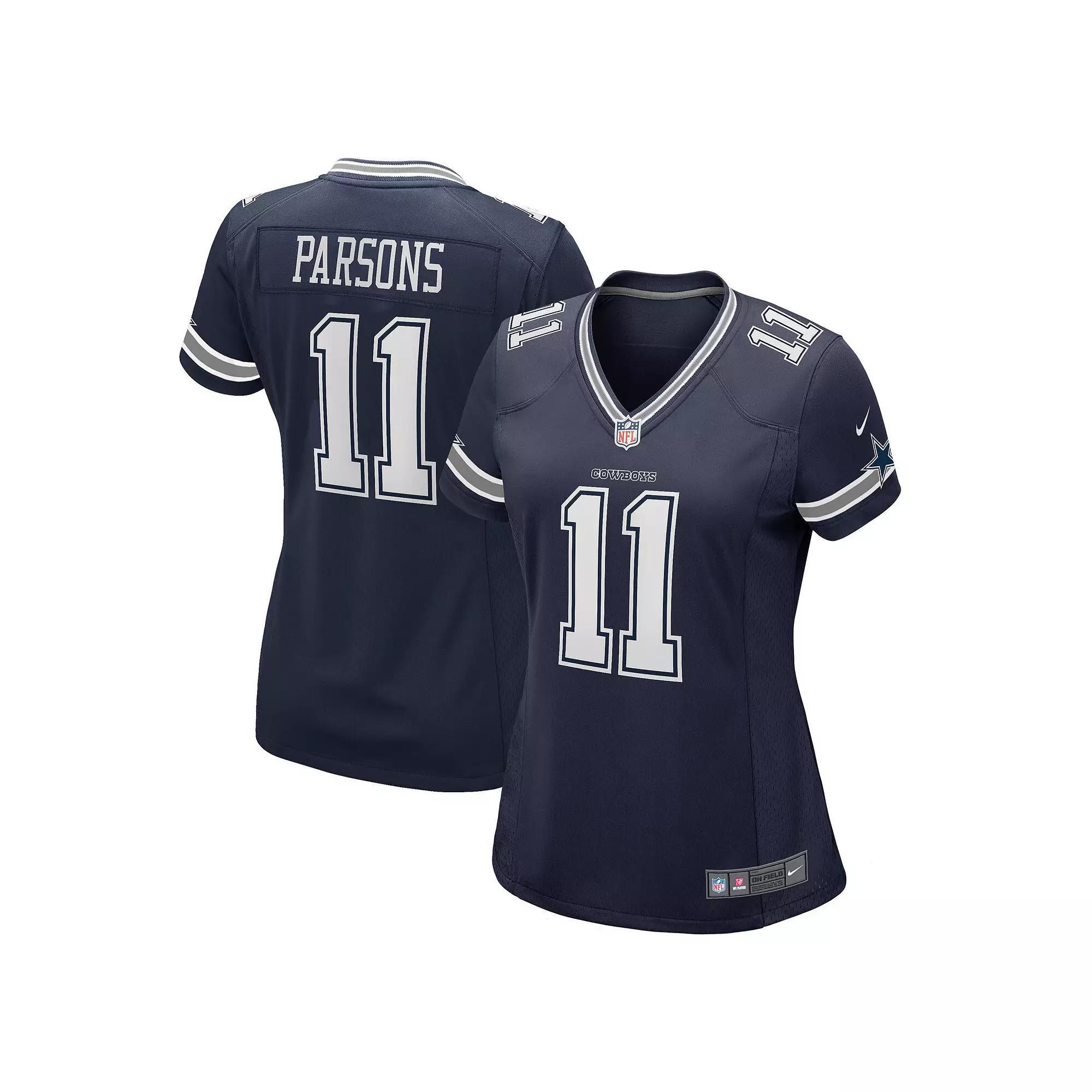 Women's Nike Micah Parsons Navy Dallas Cowboys Game Jersey, Size: XL, Blue Product Image