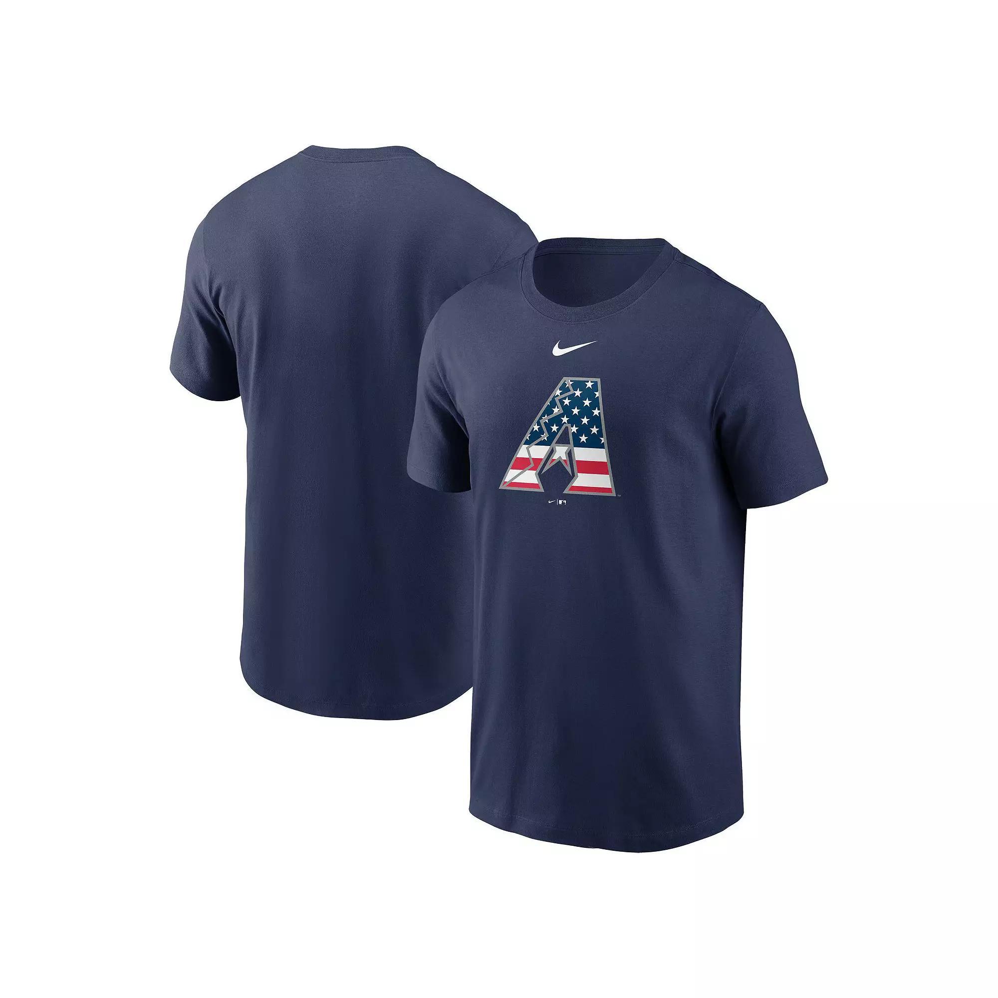 Men's Nike Navy Arizona Diamondbacks Americana T-Shirt, Size: Small, Blue Product Image
