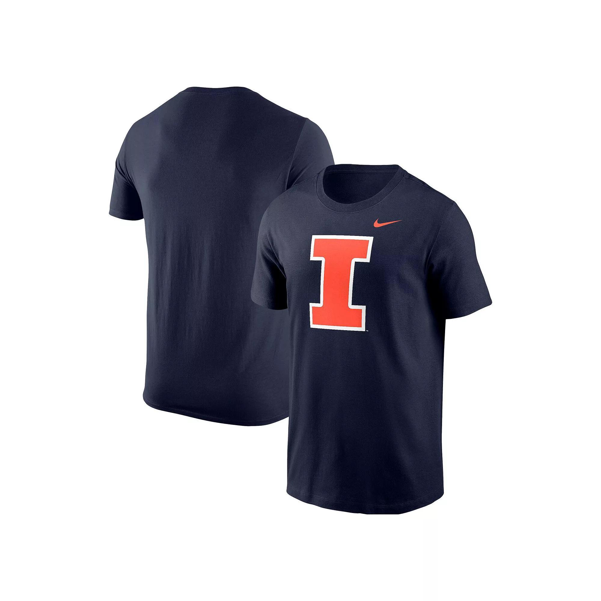 Mens Nike Illinois Fighting Illini Logo T-Shirt Blue Product Image