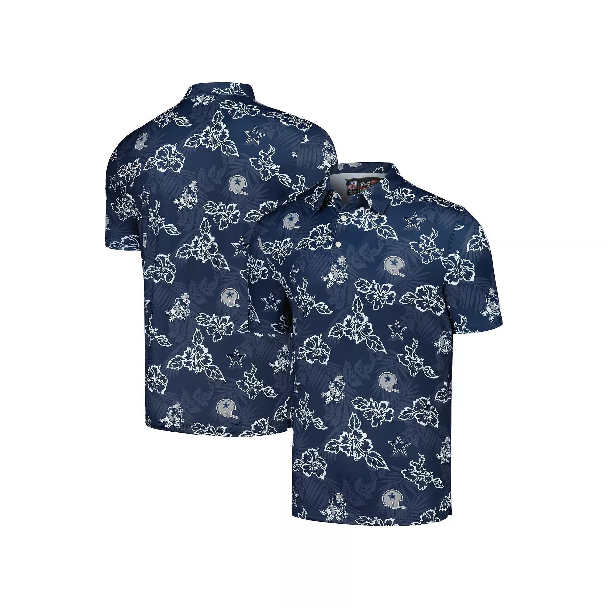 Men's Reyn Spooner Navy Dallas Cowboys Throwback Pua Performance Polo, Size: XL, Blue Product Image