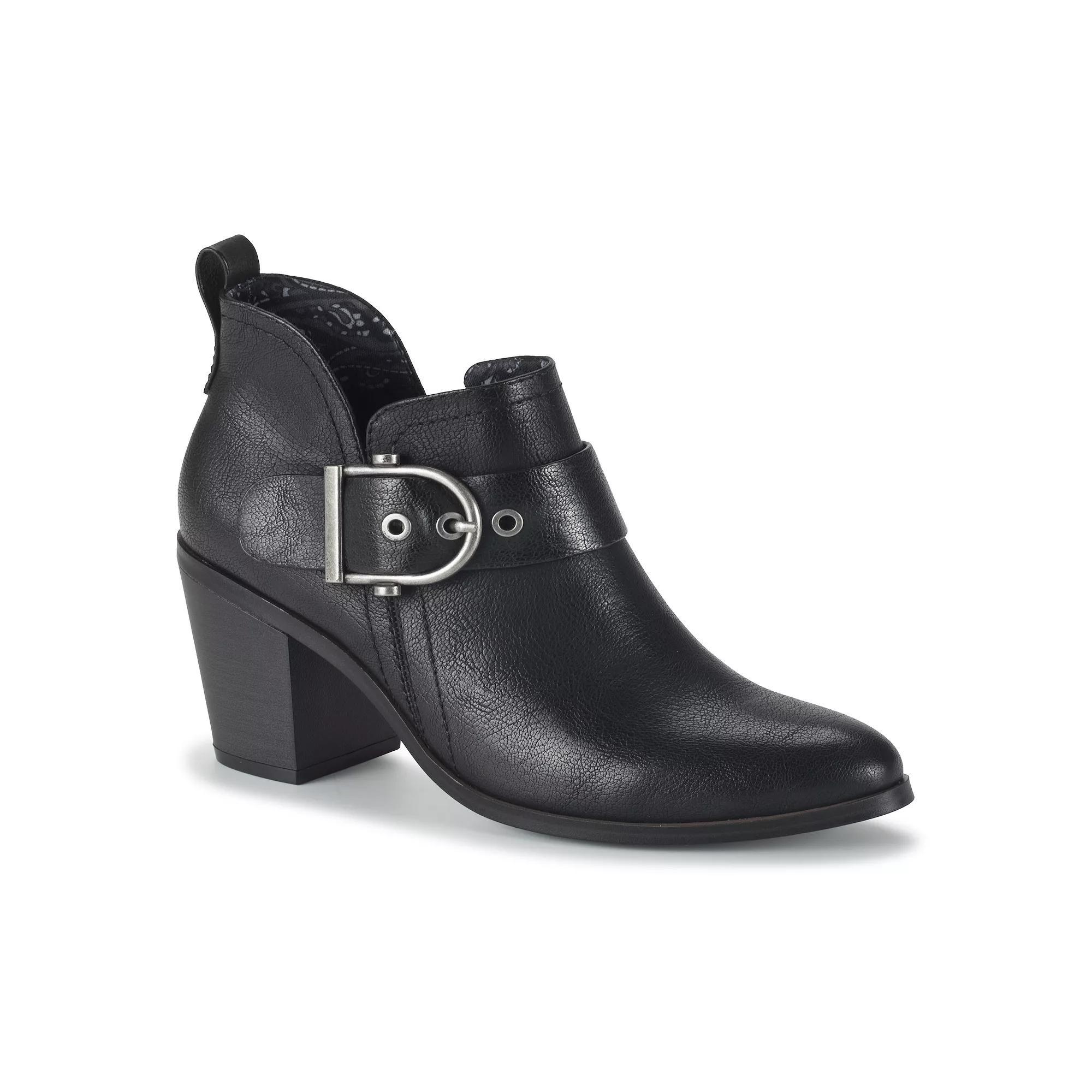 Women's Baretraps Karina Block Heel Ankle Booties, Size: 9, Black Product Image