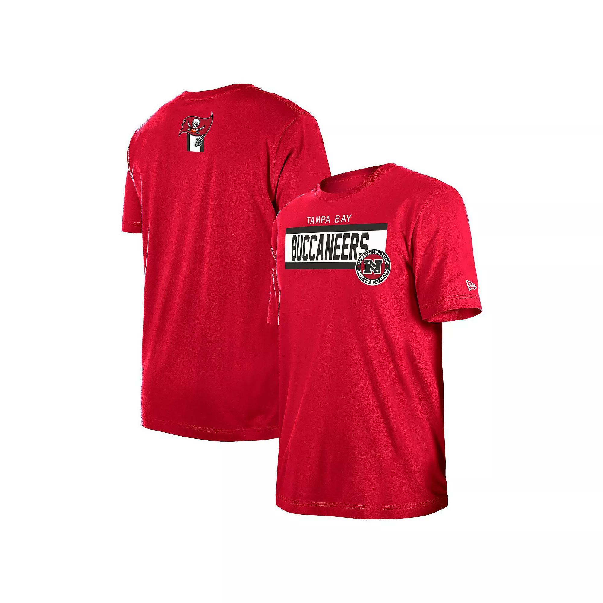 Men's New Era  Red Tampa Bay Buccaneers 3rd Down Domestic T-Shirt, Size: Medium Product Image