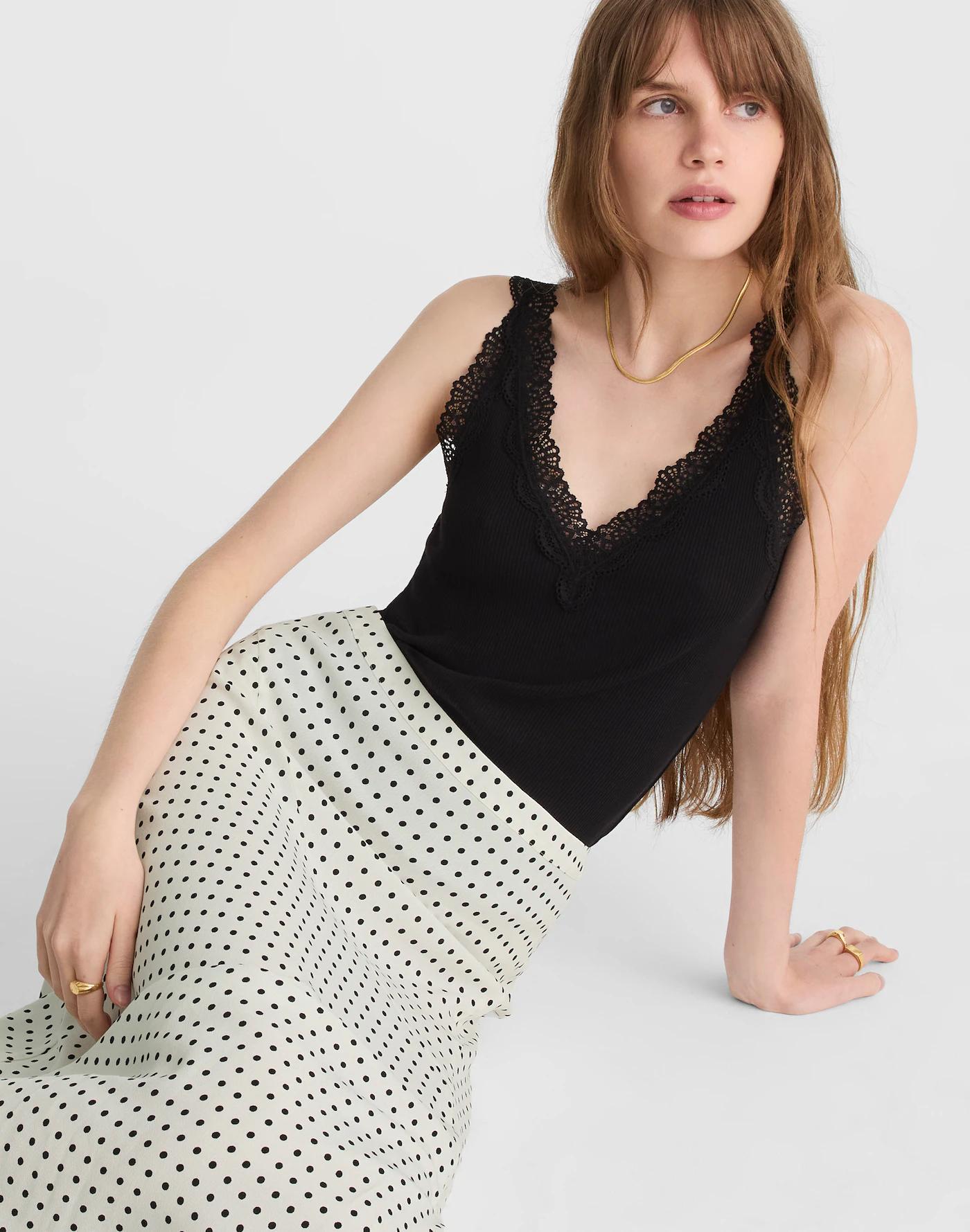 Side-Slit Midi Skirt Product Image