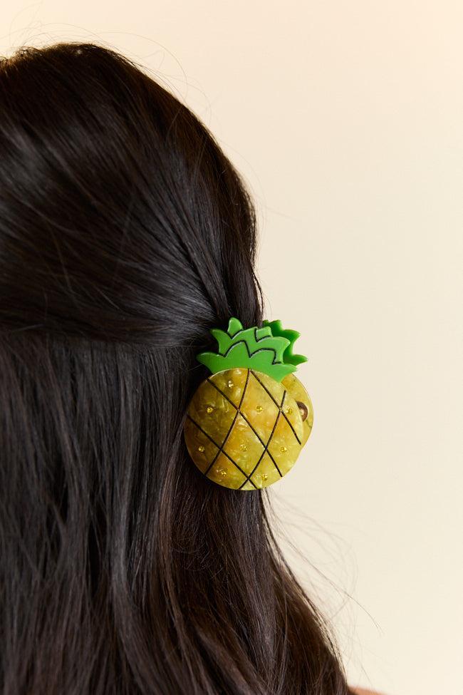 Yellow Pineapple Claw Clip FINAL SALE Product Image