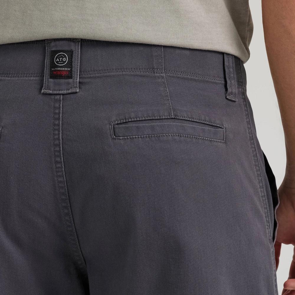 Wrangler Men's ATG Relaxed Cargo Pants - Anthracite 40x30: Heavyweight Cotton, Stretch, Mid Rise Product Image