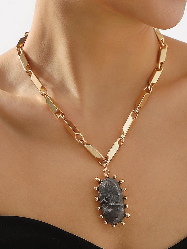 Normcore Chains Geometric Necklaces Accessories Product Image