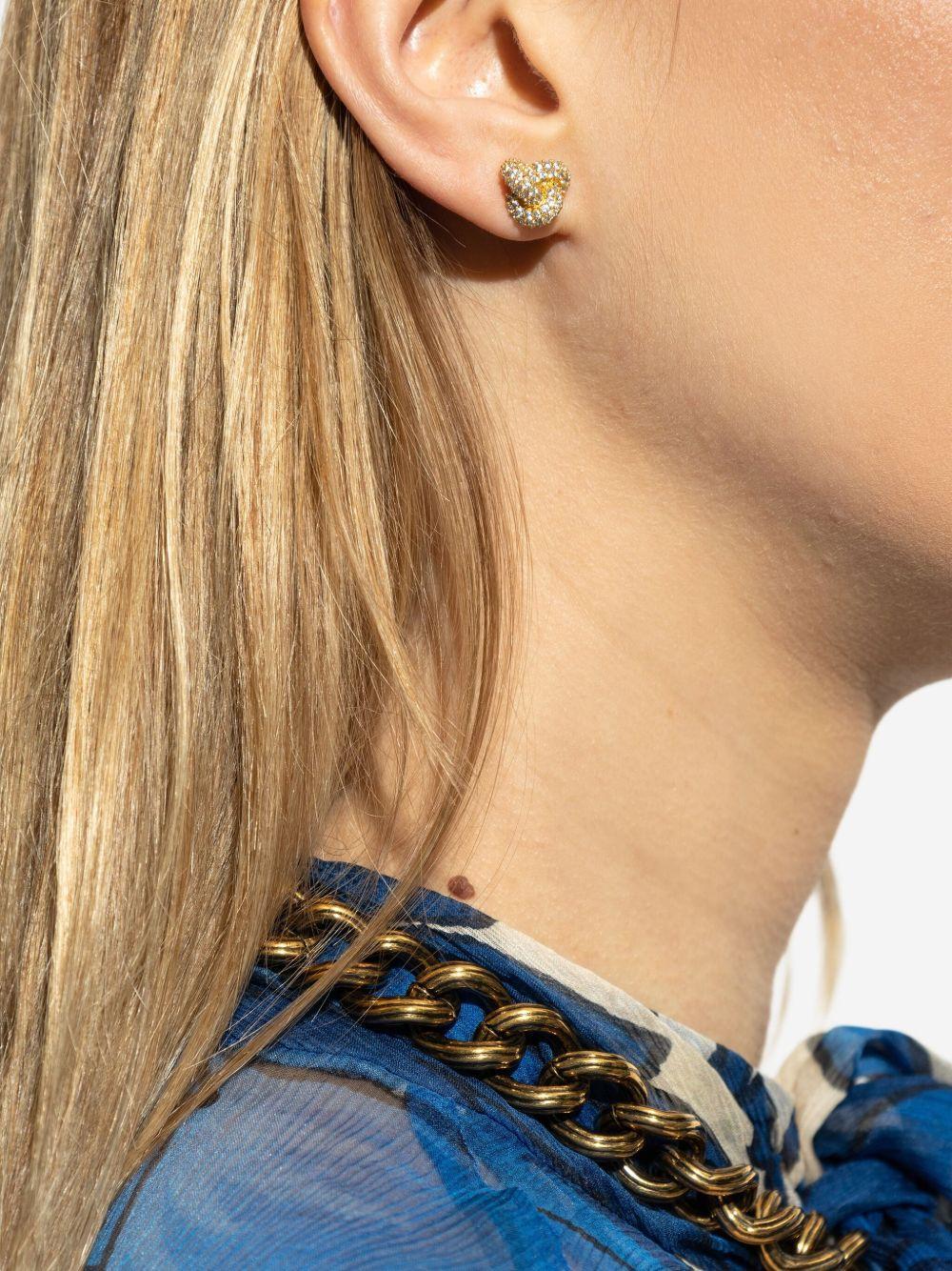 crystal-embellished earrings  Product Image