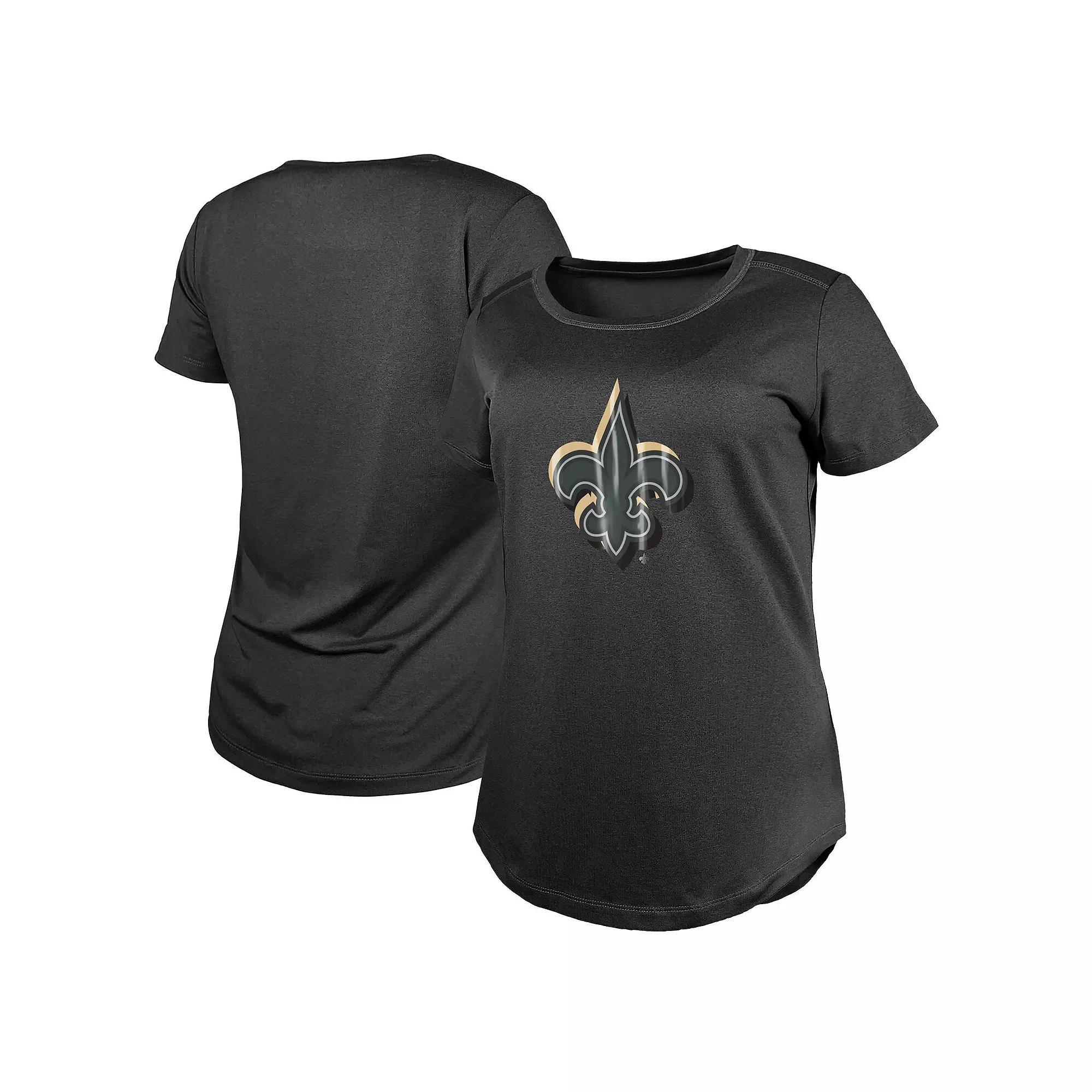 Women's New Era  Charcoal New Orleans Saints 2024 NFL Draft T-Shirt, Size: 2XL Product Image