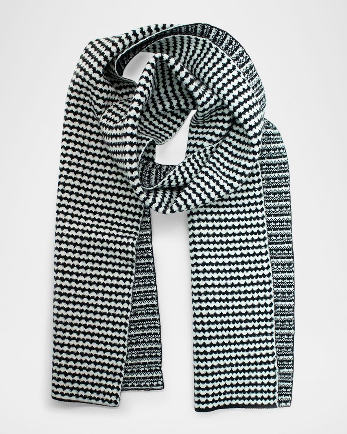 Mens Jacquard Scarf with Design Product Image