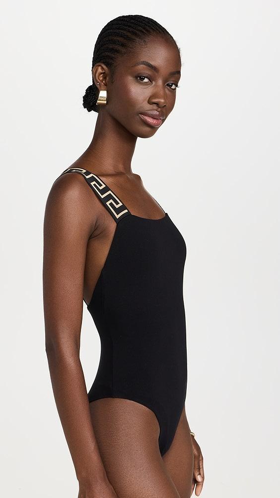 Versace Topeka Jersey Bi-Stretch Bodysuit | Shopbop Product Image