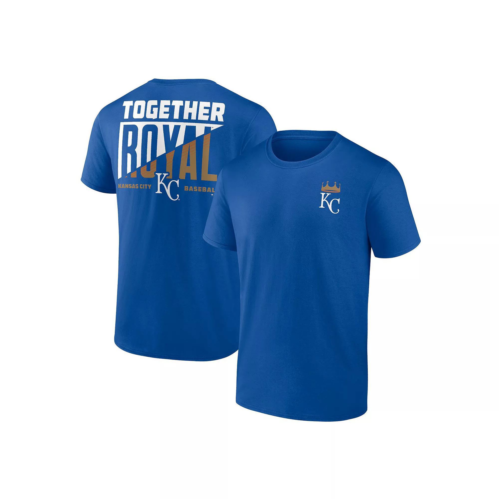 Men's Fanatics Branded Royal Kansas City Royals Hometown Collection Together T-Shirt, Size: Large, Blue Product Image