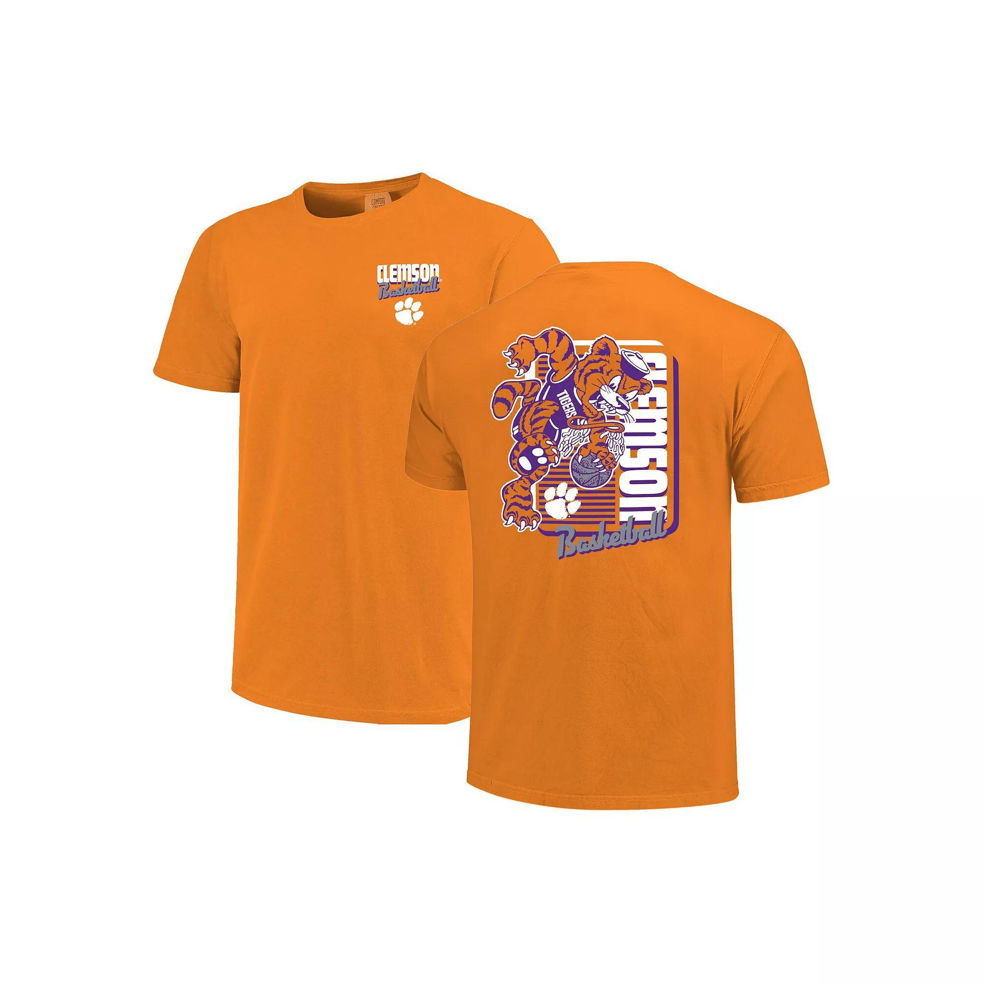 Men's Orange Clemson Tigers Comfort Colors Mascot Dunk T-Shirt, Size: Large Product Image