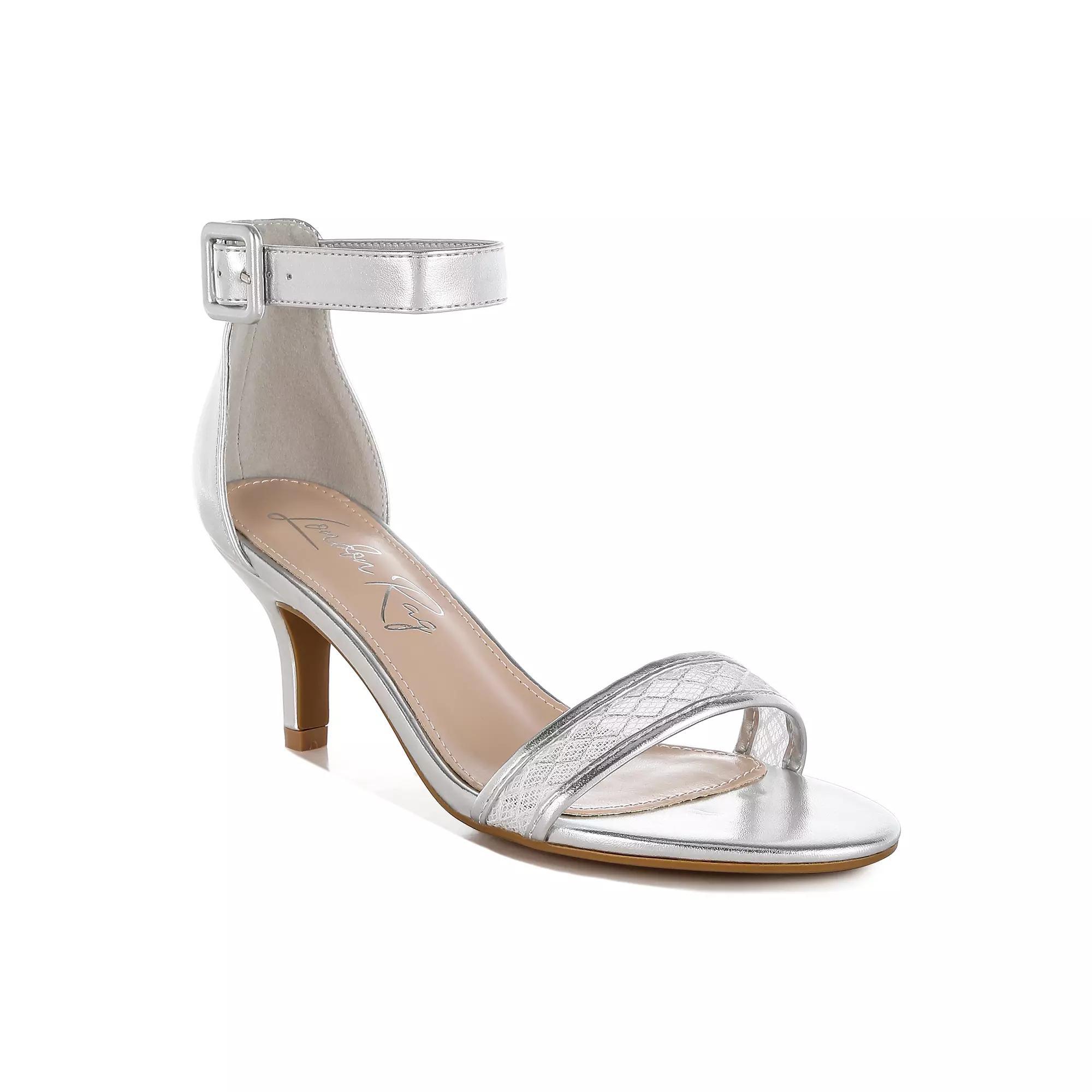 London Rag Ninto Women's Heels, Size: 9, Silver Product Image