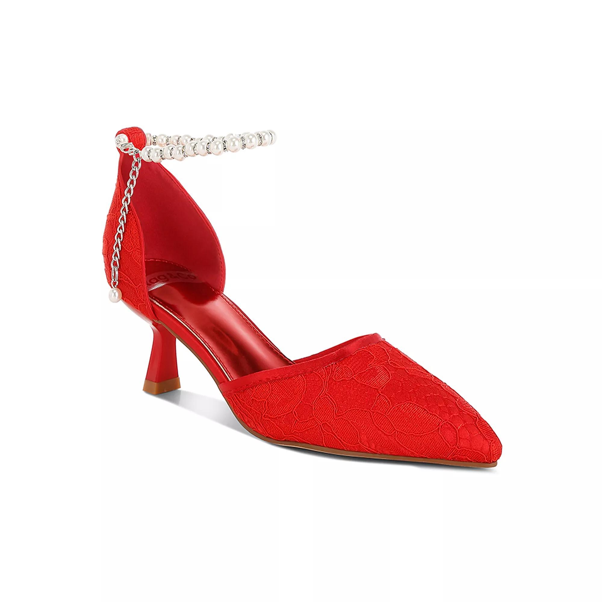 Rag & Co Laika Women's Sandals, Size: 10, Red Product Image