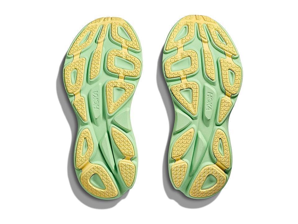 Hoka Womens HOKA Bondi 8 - Shoes Lime Glow/Lemonade Product Image