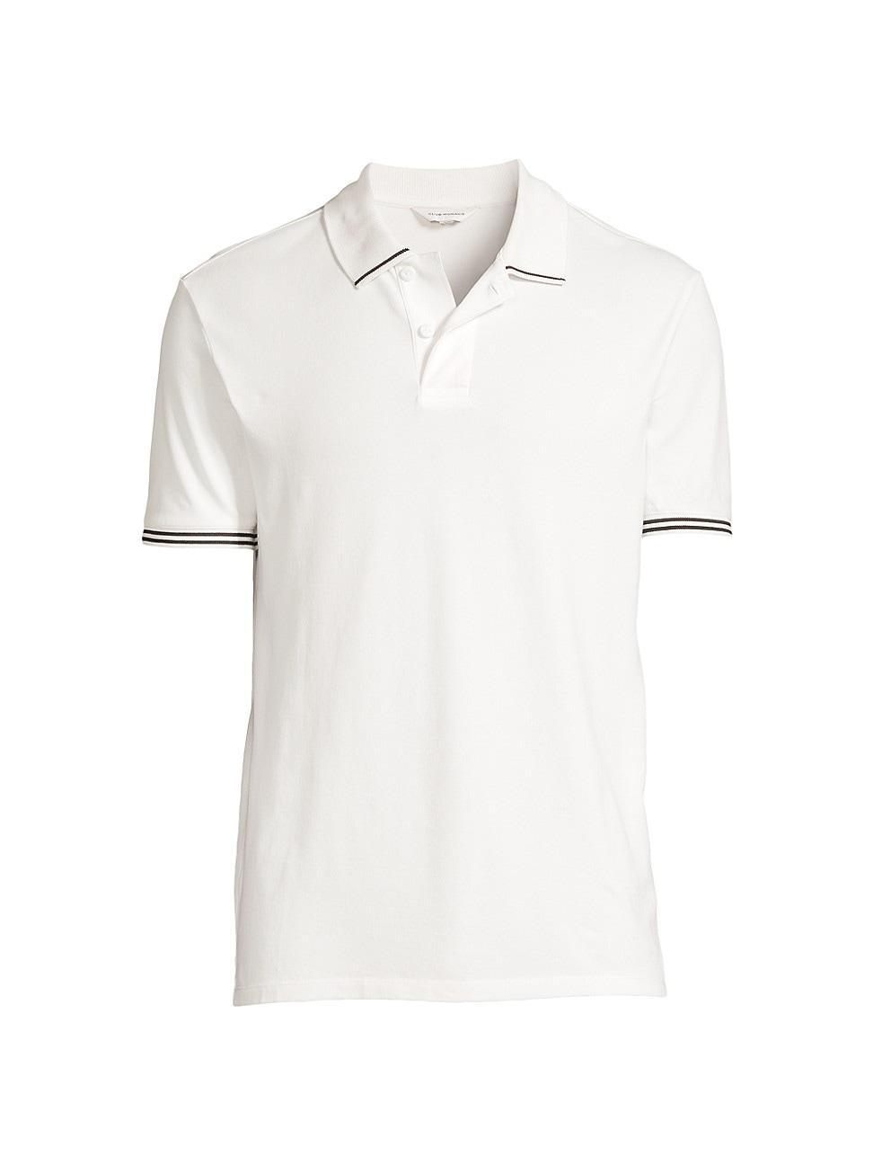 Club Monaco Tipped Collar Polo White XXL Product Image