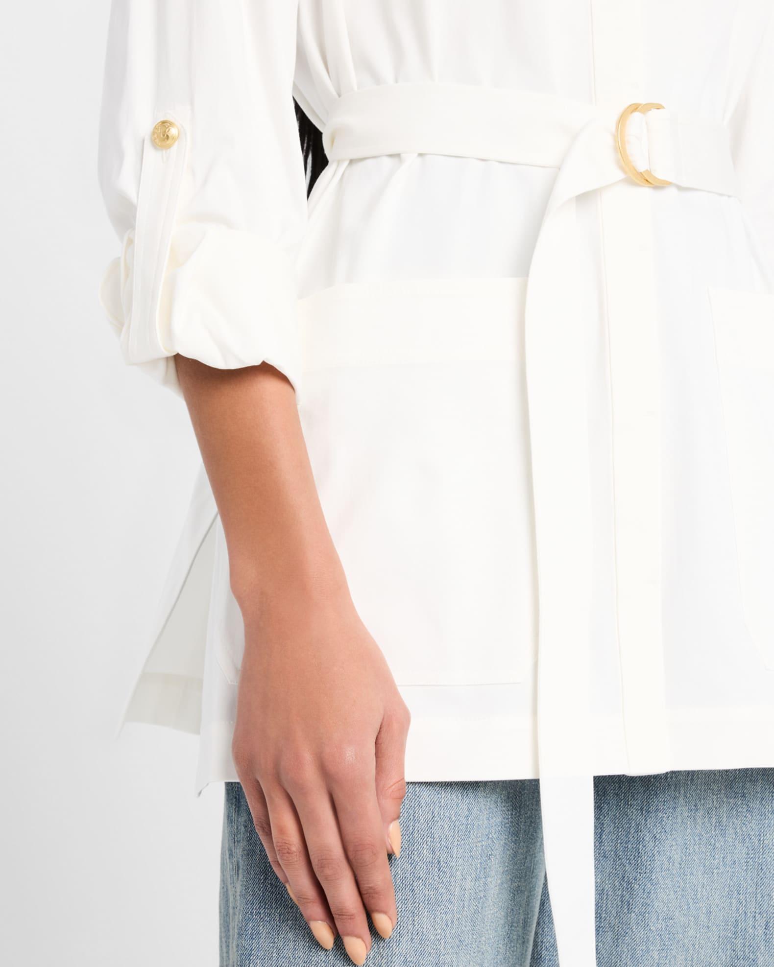 Veda Belted Cotton Jacket Product Image
