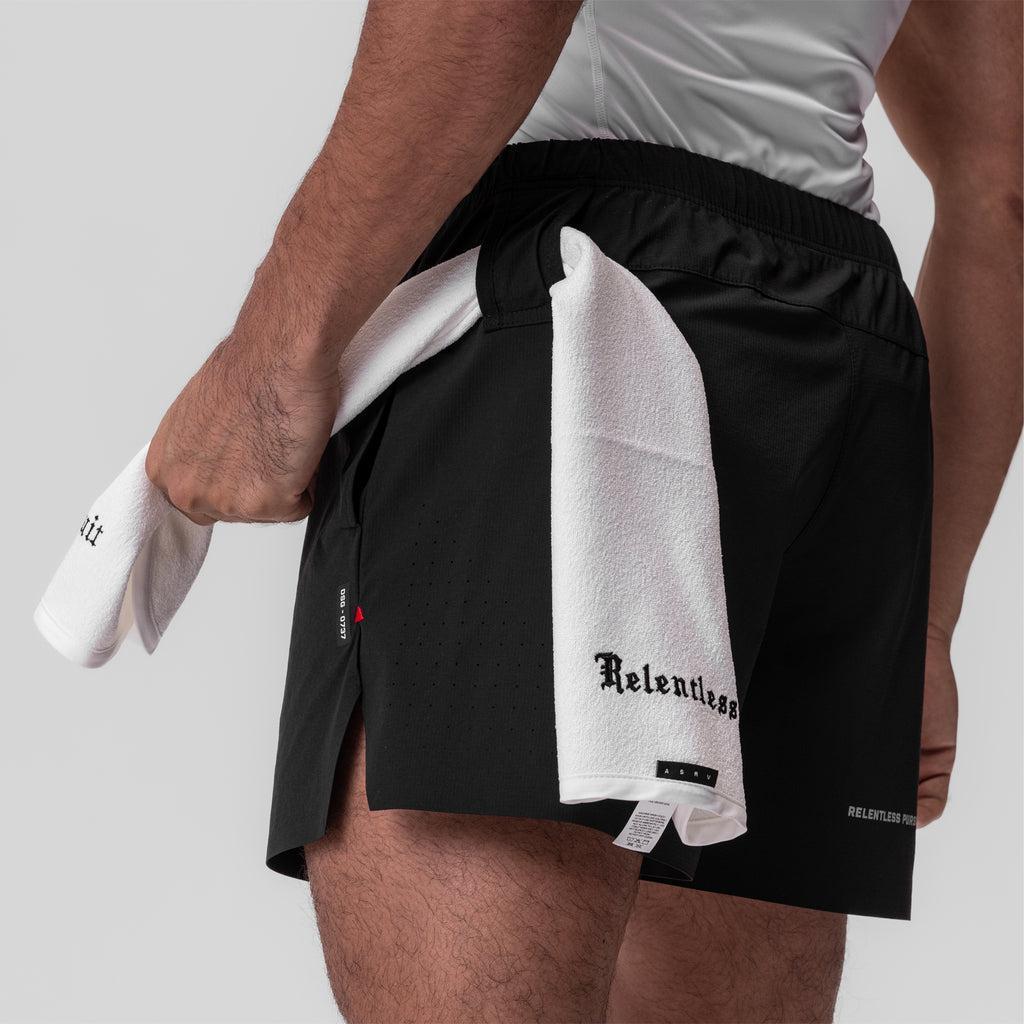 0737. Ripstop 6" Perforated Short - Black Product Image