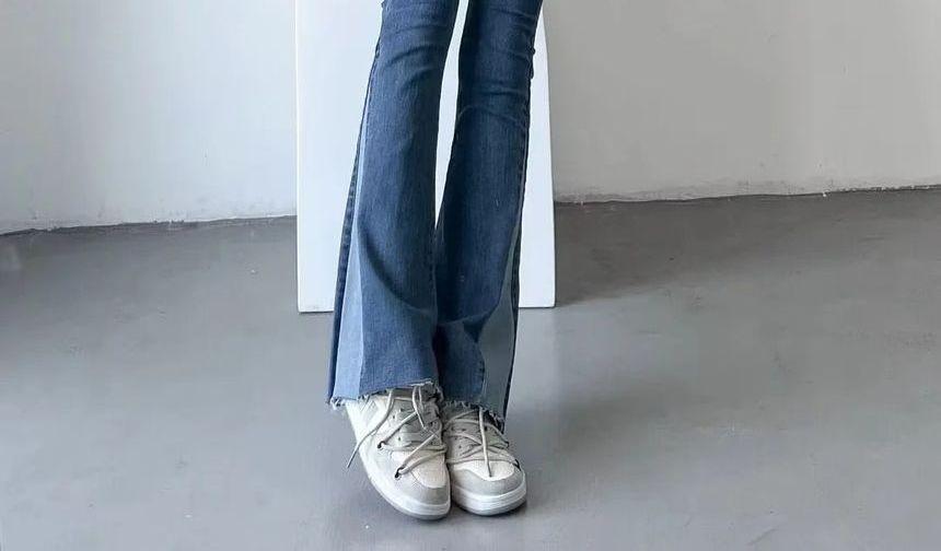 Mid Rise Bootcut Jeans Product Image