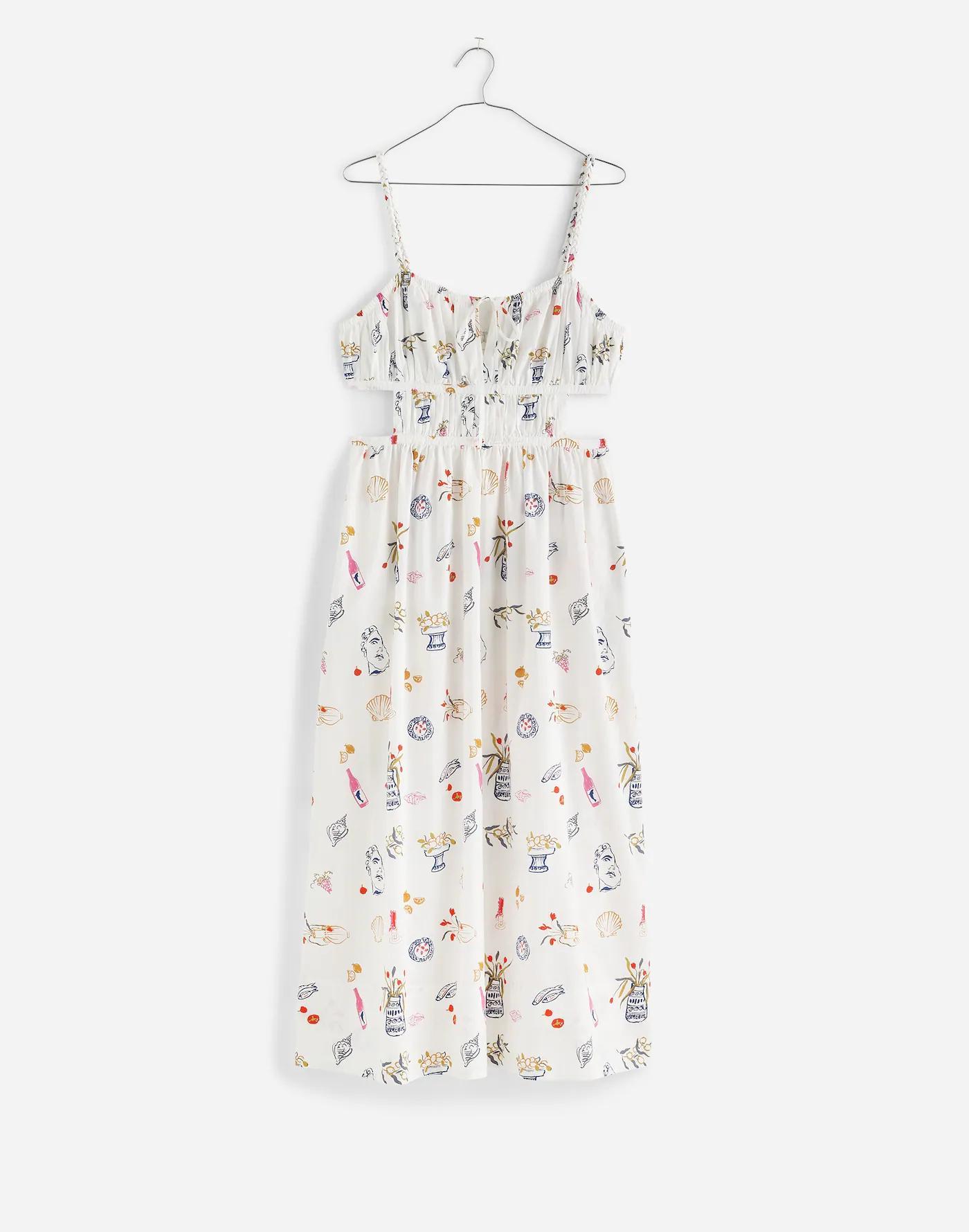 Madewell x Lisa Says Gah! Cutout Midi Dress Product Image