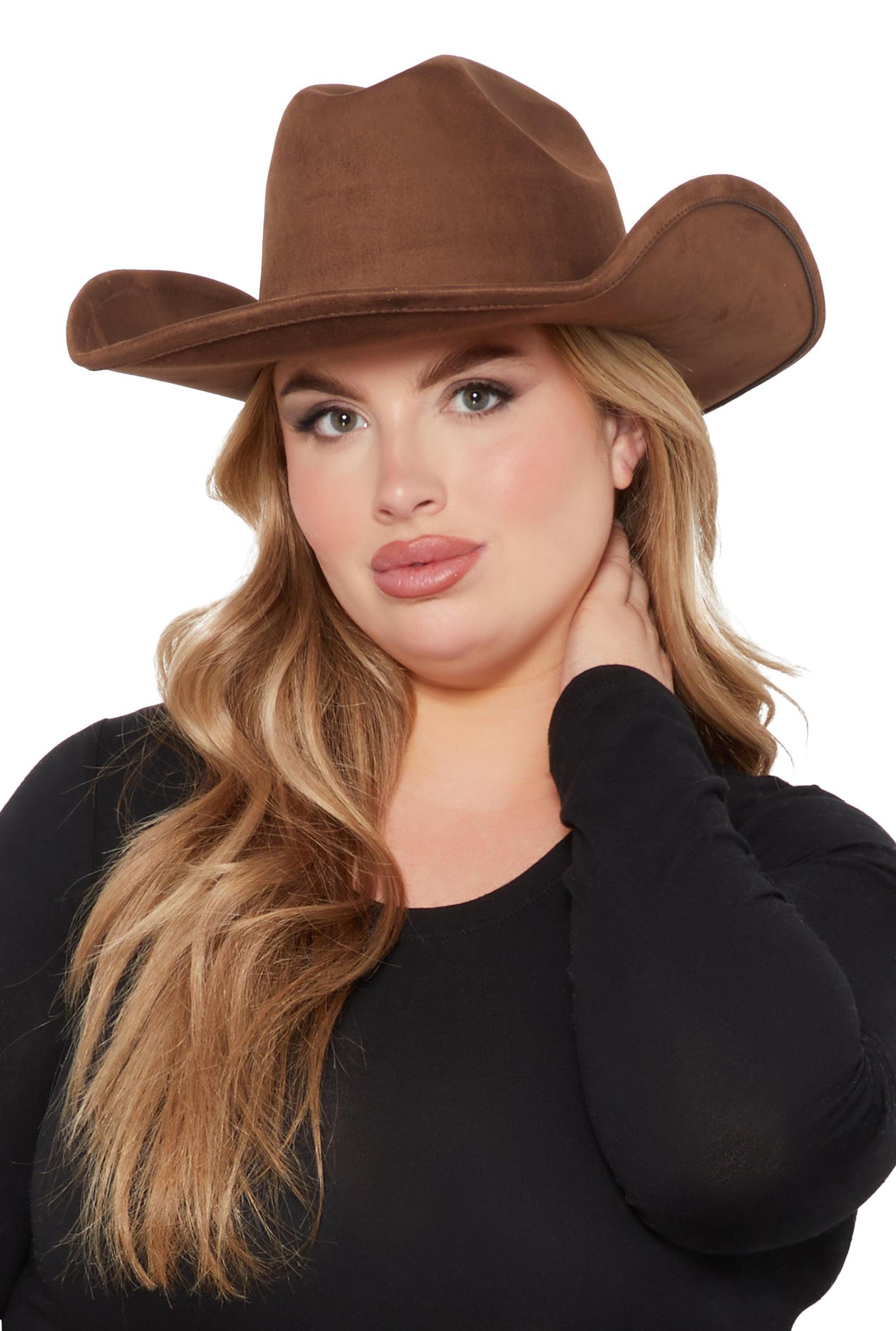 Basic Faux Suede Cowboy Hat Female Product Image