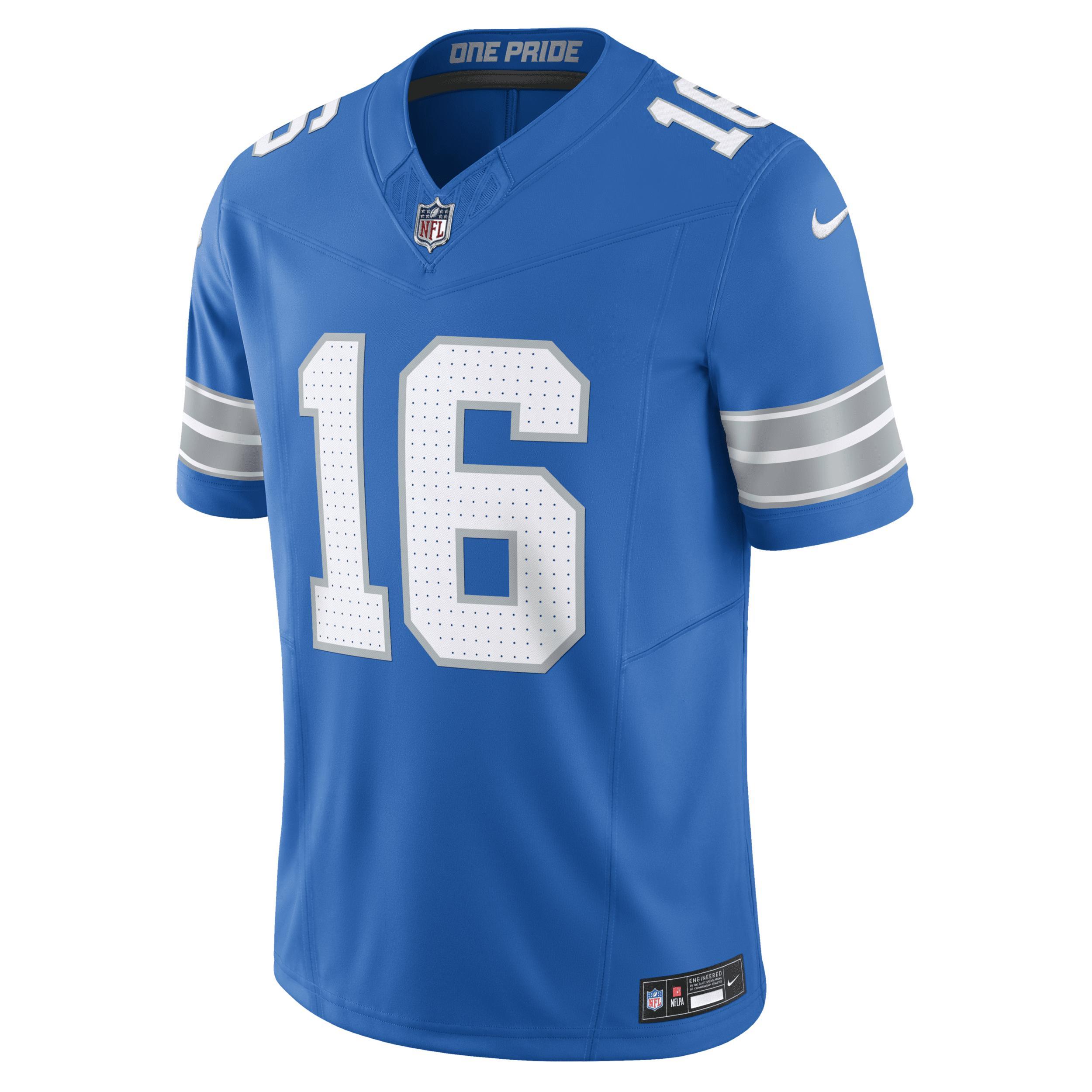 Men's Nike Jared Goff Blue Detroit Lions Vapor F.U.S.E. Limited Jersey, Size: Large Product Image