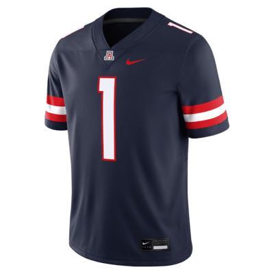 Men's Nike #1 Navy Arizona Wildcats Game Jersey, Size: Medium, Blue Product Image