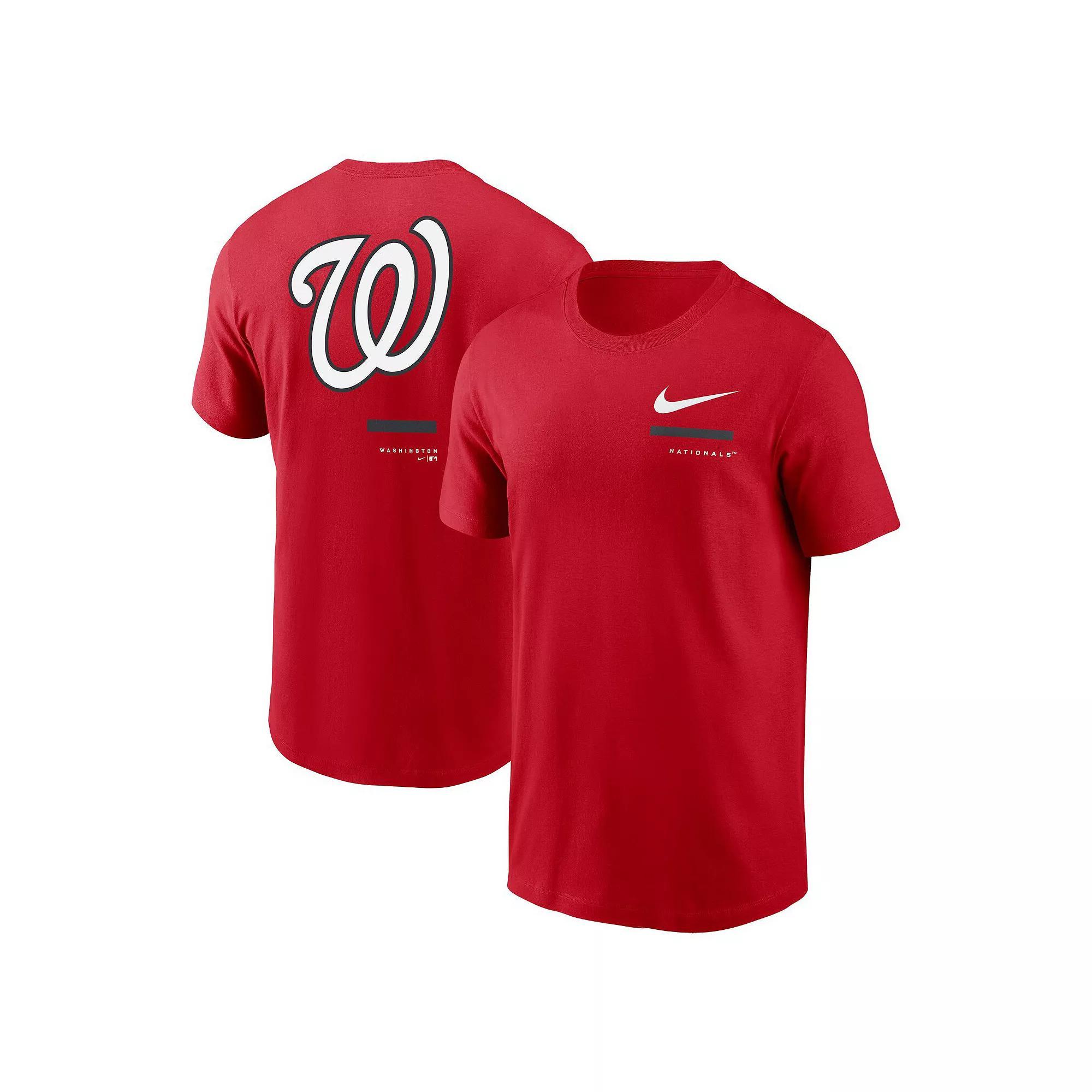Men's Nike Navy Detroit Tigers Over the Shoulder T-Shirt, Size: Small, Blue Product Image
