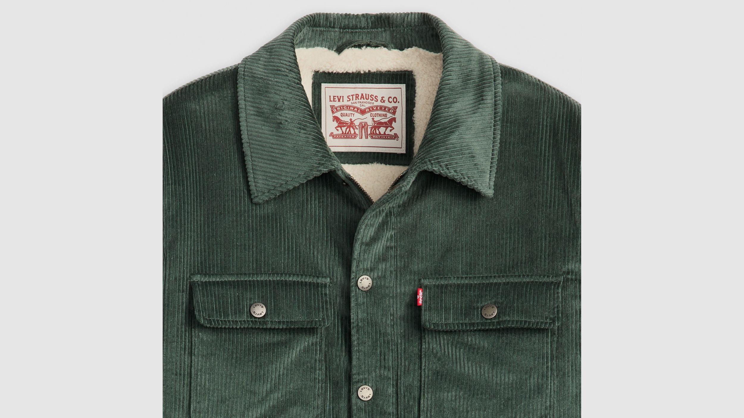 Sherpa Lined Corduroy Shacket Product Image